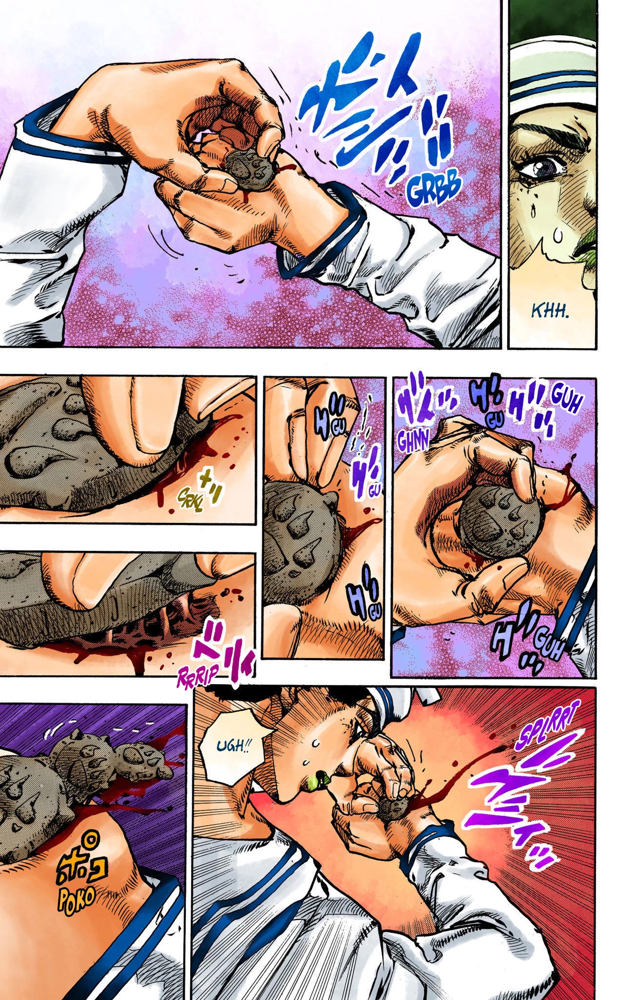 JoJo's Bizarre Adventure Part 8 - JoJolion (Official Colored) Chapter 105 page 13 - Chapter 105: Safety First