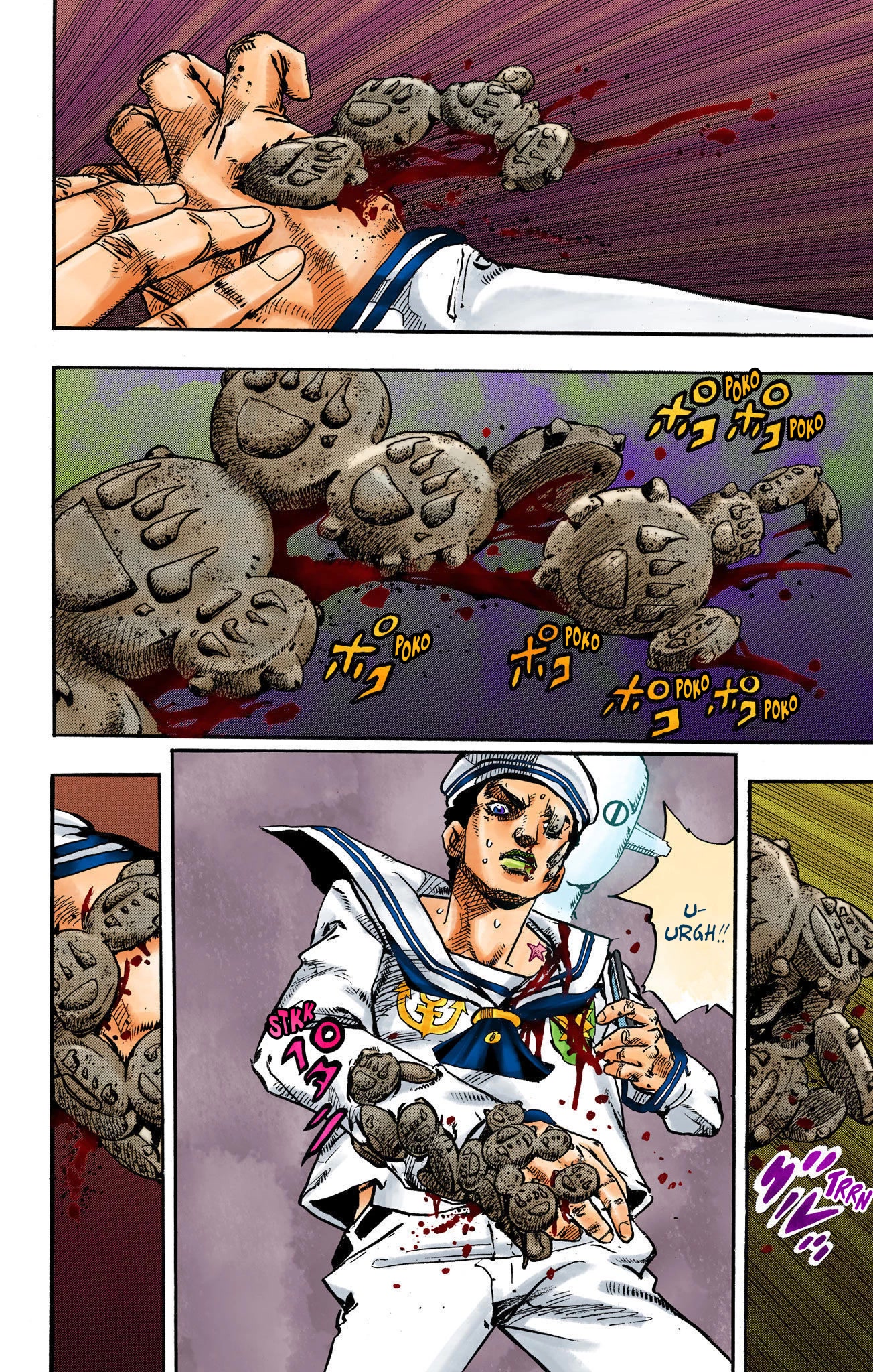 JoJo's Bizarre Adventure Part 8 - JoJolion (Official Colored) Chapter 105 page 14 - Chapter 105: Safety First