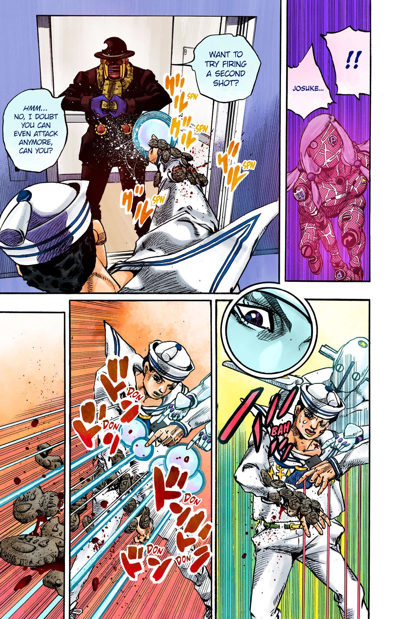 JoJo's Bizarre Adventure Part 8 - JoJolion (Official Colored) Chapter 105 page 15 - Chapter 105: Safety First