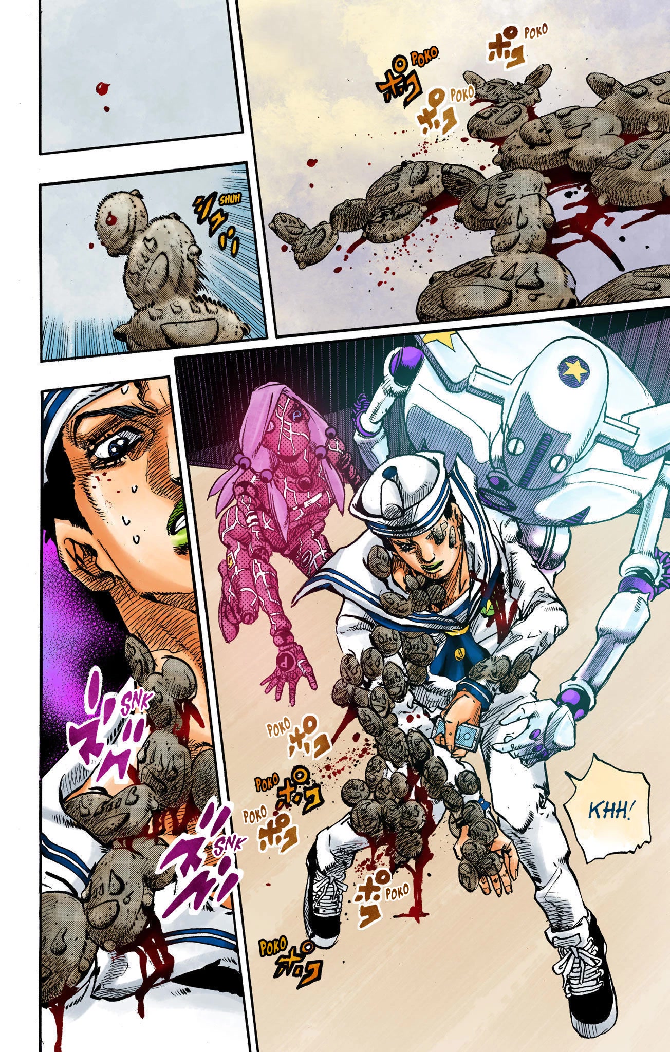 JoJo's Bizarre Adventure Part 8 - JoJolion (Official Colored) Chapter 105 page 16 - Chapter 105: Safety First
