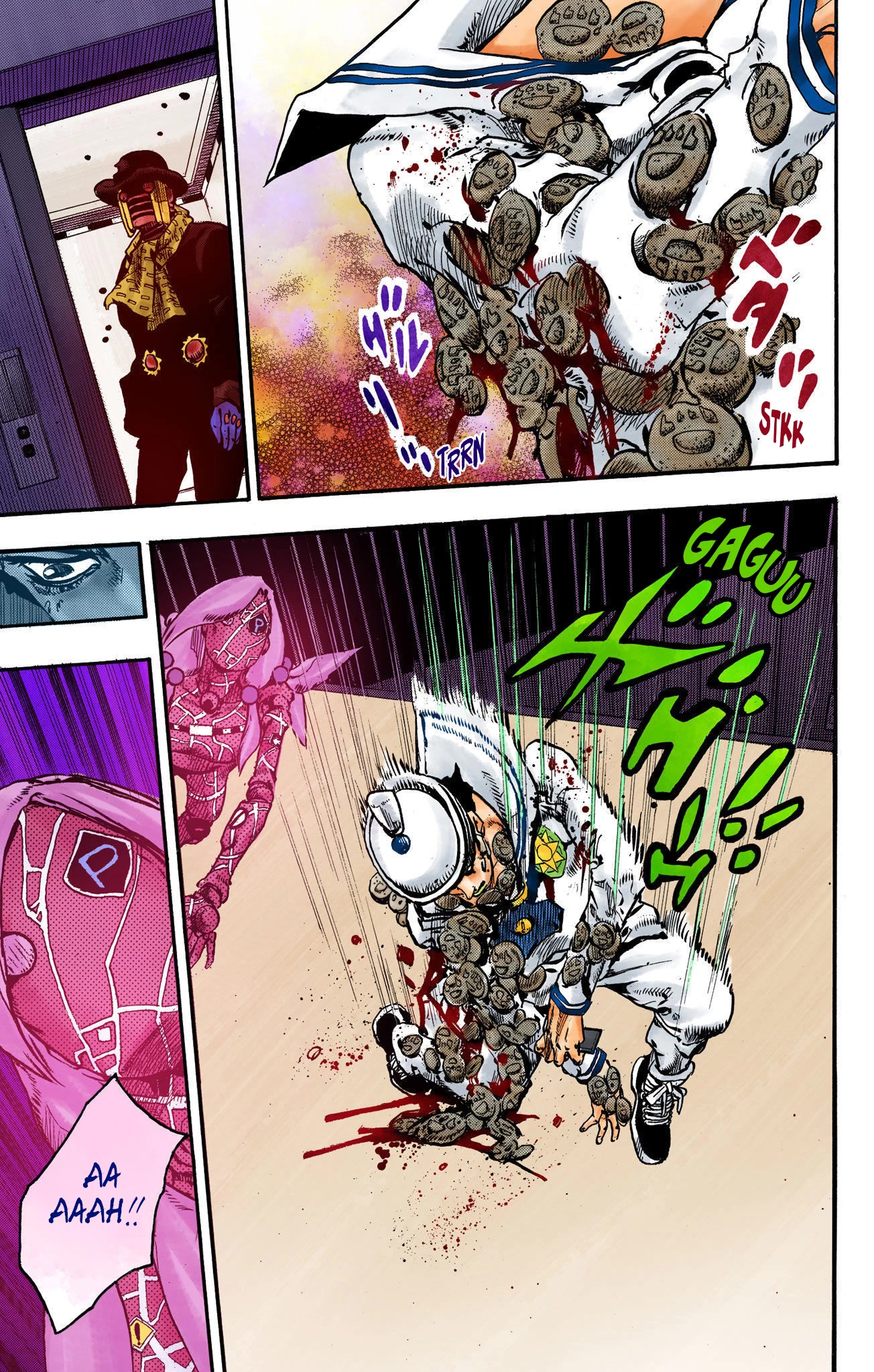 JoJo's Bizarre Adventure Part 8 - JoJolion (Official Colored) Chapter 105 page 17 - Chapter 105: Safety First