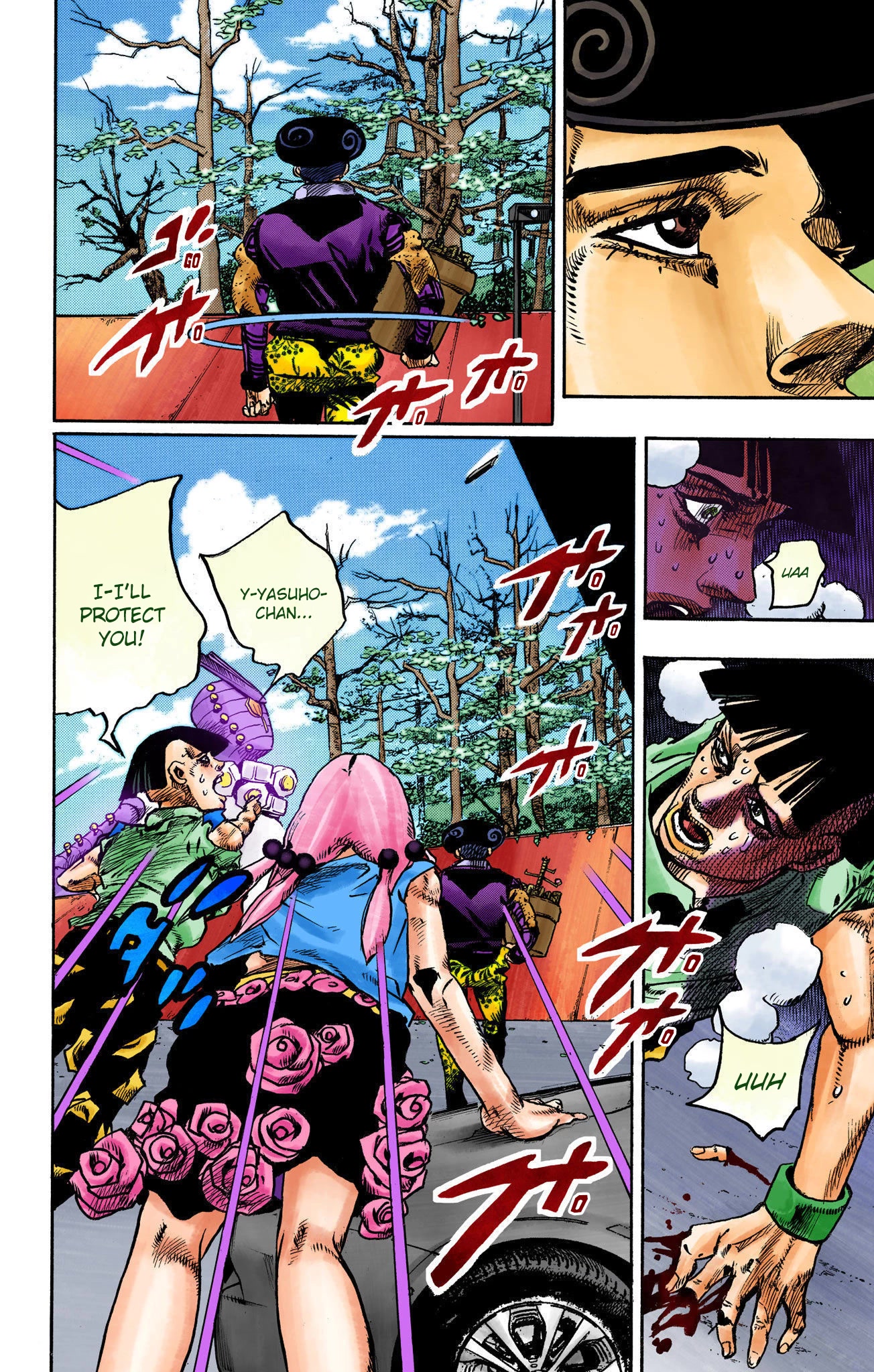 JoJo's Bizarre Adventure Part 8 - JoJolion (Official Colored) Chapter 105 page 20 - Chapter 105: Safety First