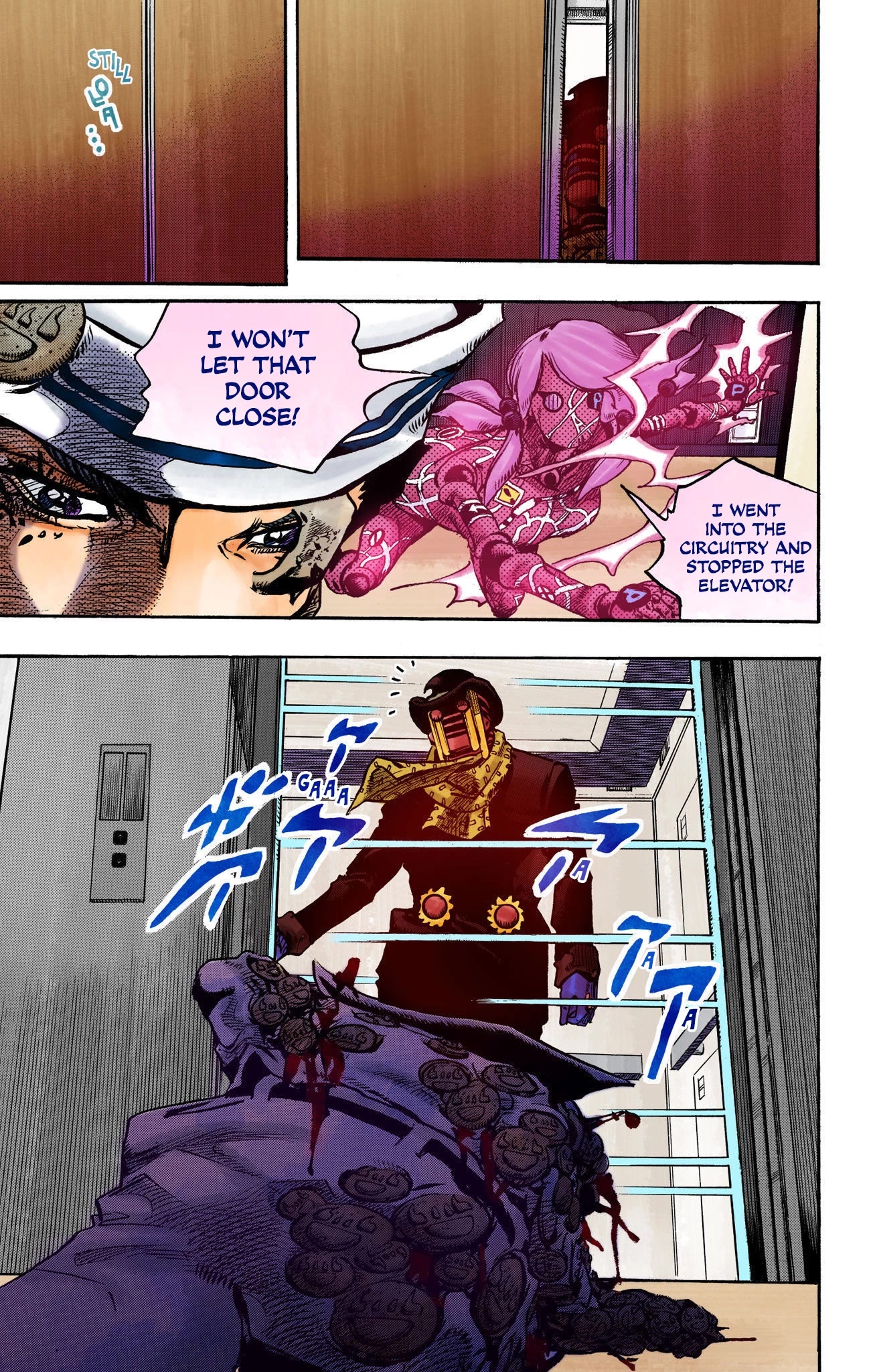 JoJo's Bizarre Adventure Part 8 - JoJolion (Official Colored) Chapter 105 page 23 - Chapter 105: Safety First