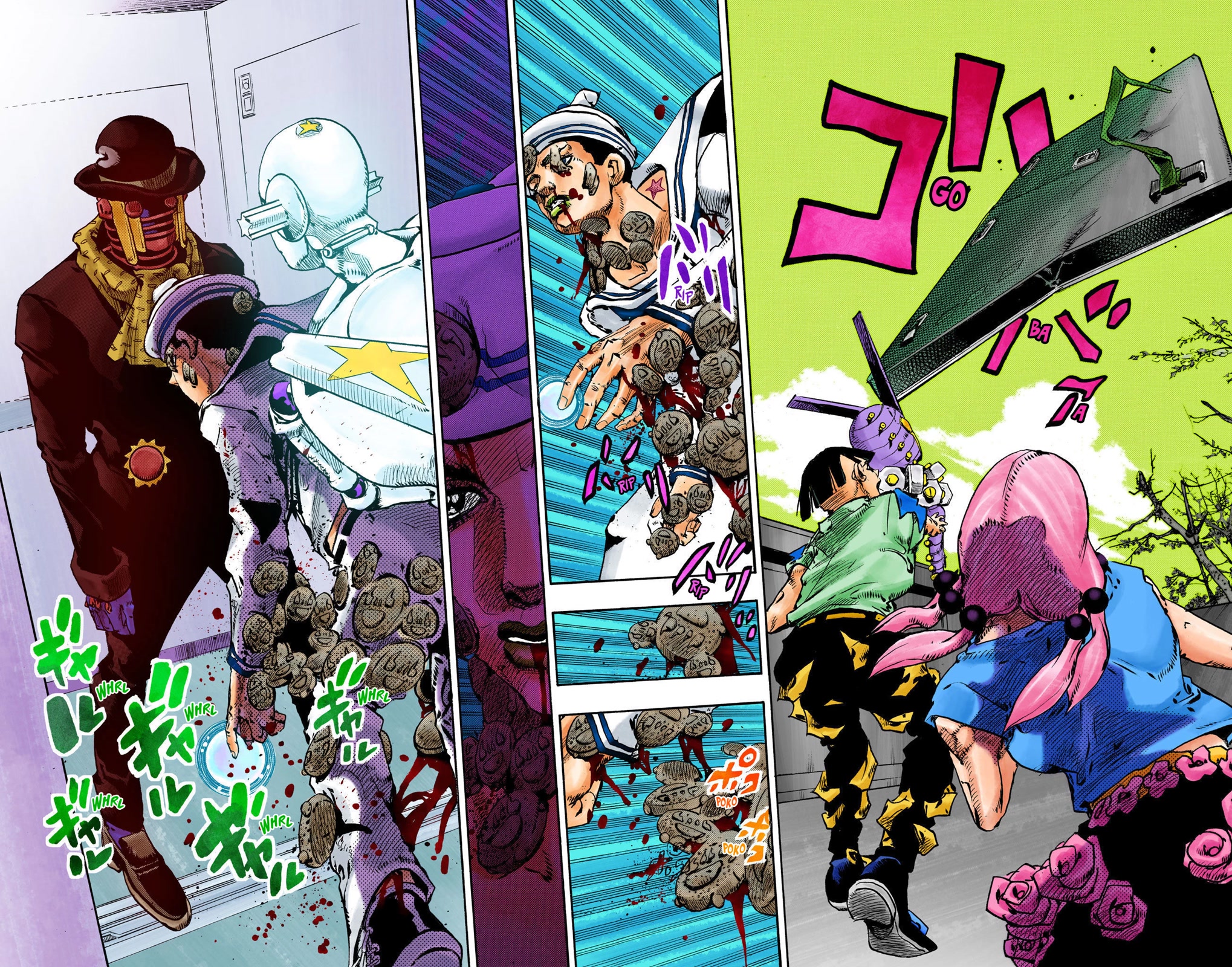 JoJo's Bizarre Adventure Part 8 - JoJolion (Official Colored) Chapter 105 page 25 - Chapter 105: Safety First