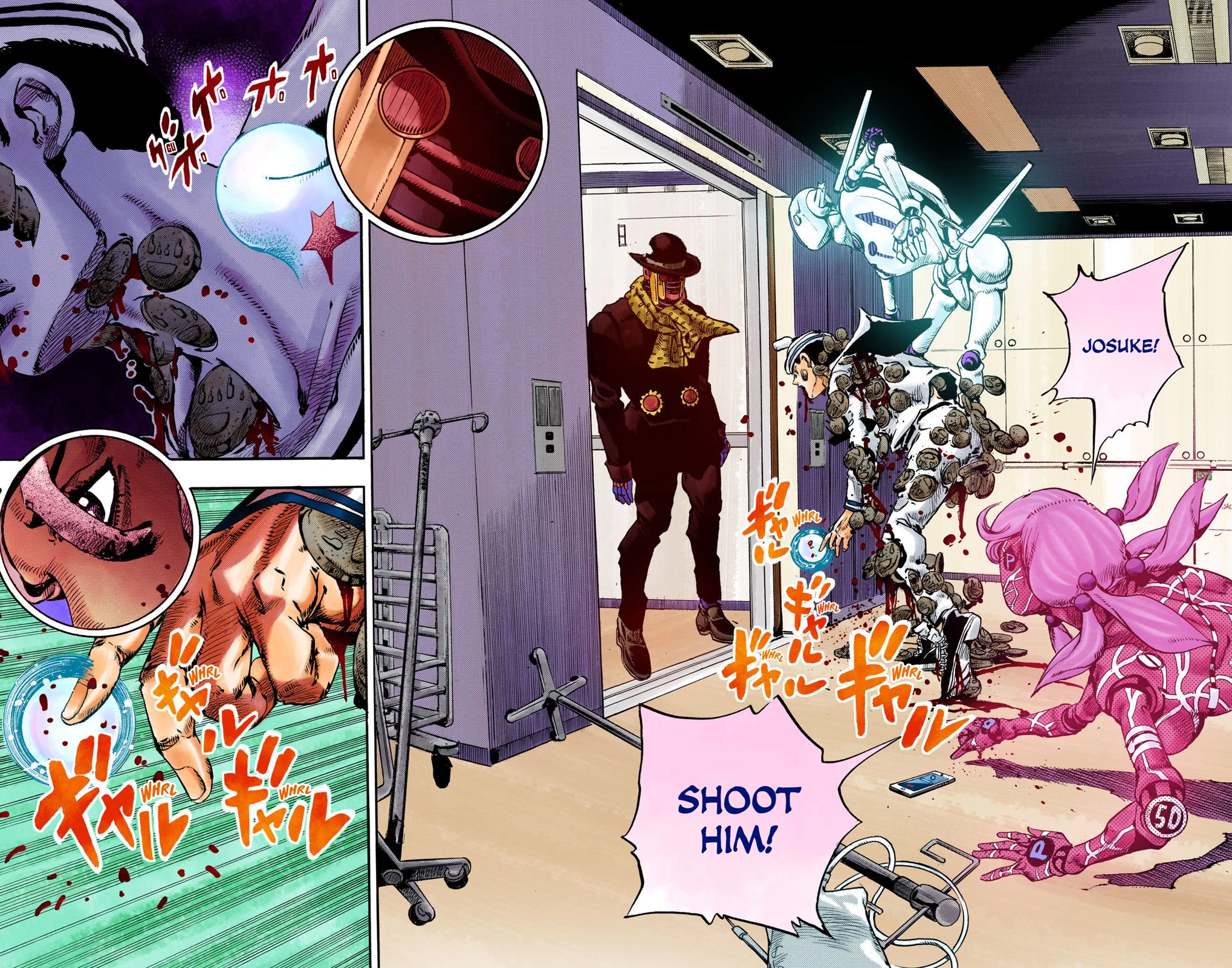 JoJo's Bizarre Adventure Part 8 - JoJolion (Official Colored) Chapter 105 page 26 - Chapter 105: Safety First