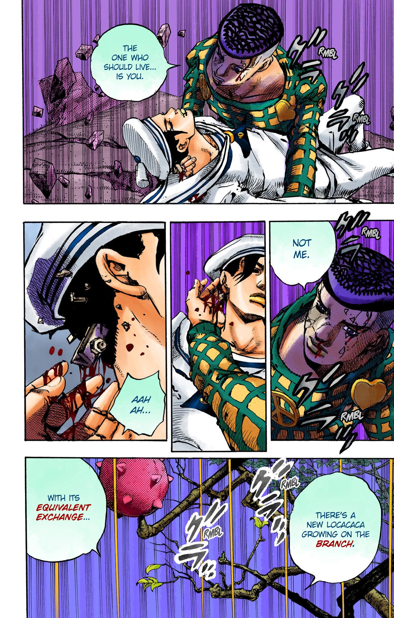 JoJo's Bizarre Adventure Part 8 - JoJolion (Official Colored) Chapter 105 page 3 - Chapter 105: Safety First