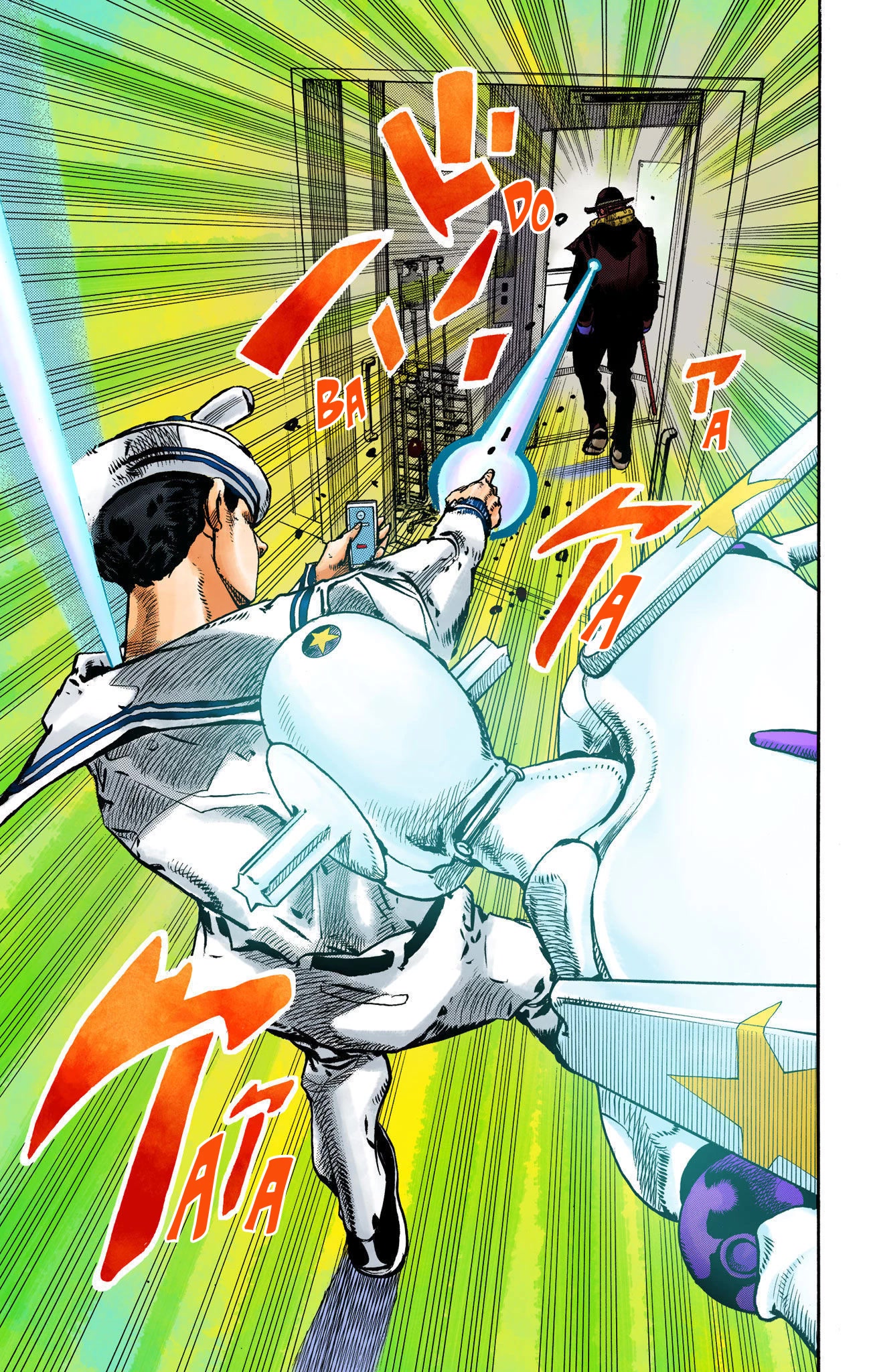 JoJo's Bizarre Adventure Part 8 - JoJolion (Official Colored) Chapter 105 page 7 - Chapter 105: Safety First