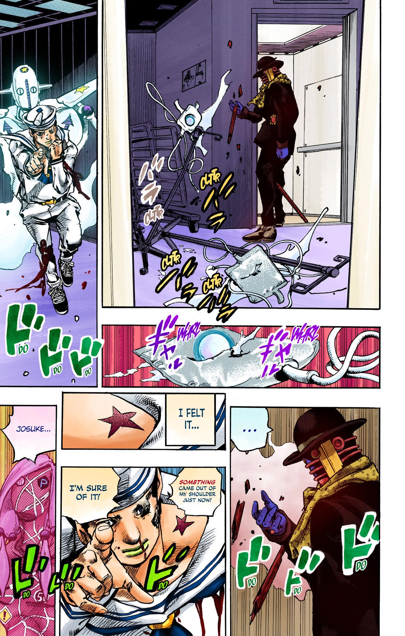 JoJo's Bizarre Adventure Part 8 - JoJolion (Official Colored) Chapter 105 page 9 - Chapter 105: Safety First