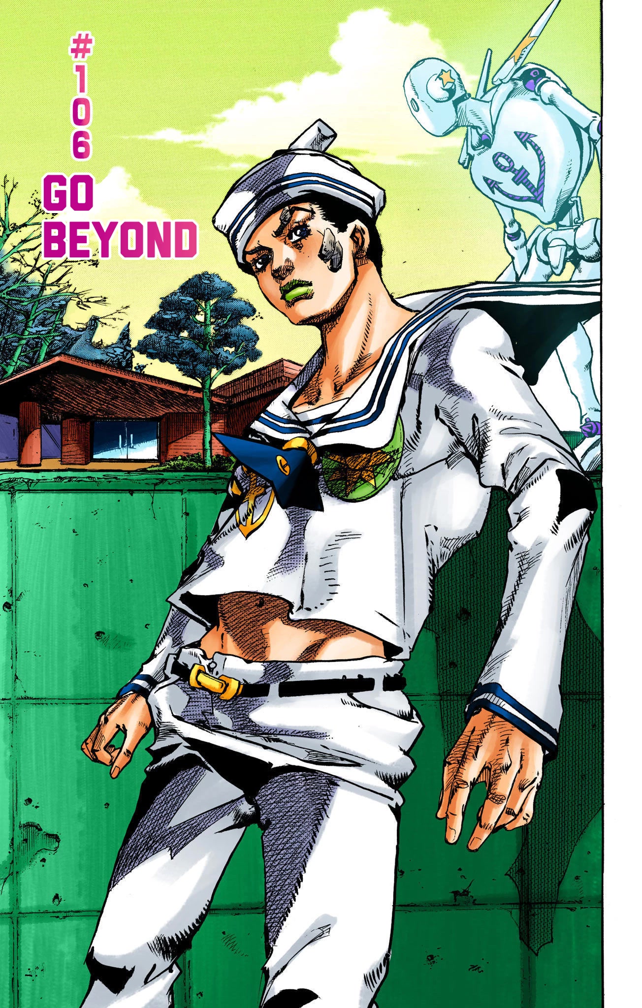 JoJo's Bizarre Adventure Part 8 - JoJolion (Official Colored) Chapter 106 page 1 - Chapter 106: Go Beyond