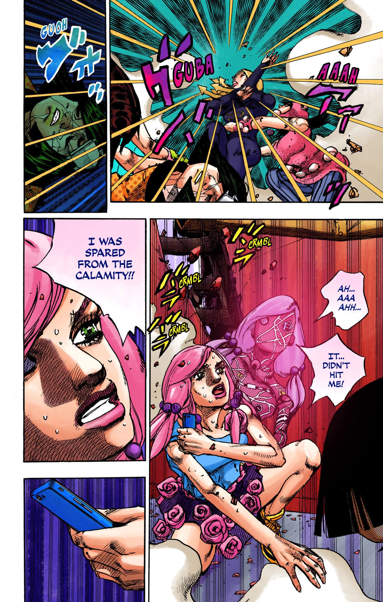JoJo's Bizarre Adventure Part 8 - JoJolion (Official Colored) Chapter 106 page 10 - Chapter 106: Go Beyond