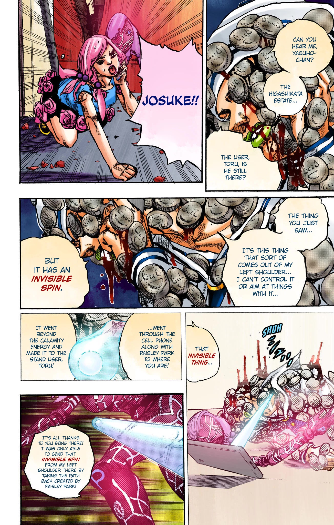 JoJo's Bizarre Adventure Part 8 - JoJolion (Official Colored) Chapter 106 page 14 - Chapter 106: Go Beyond