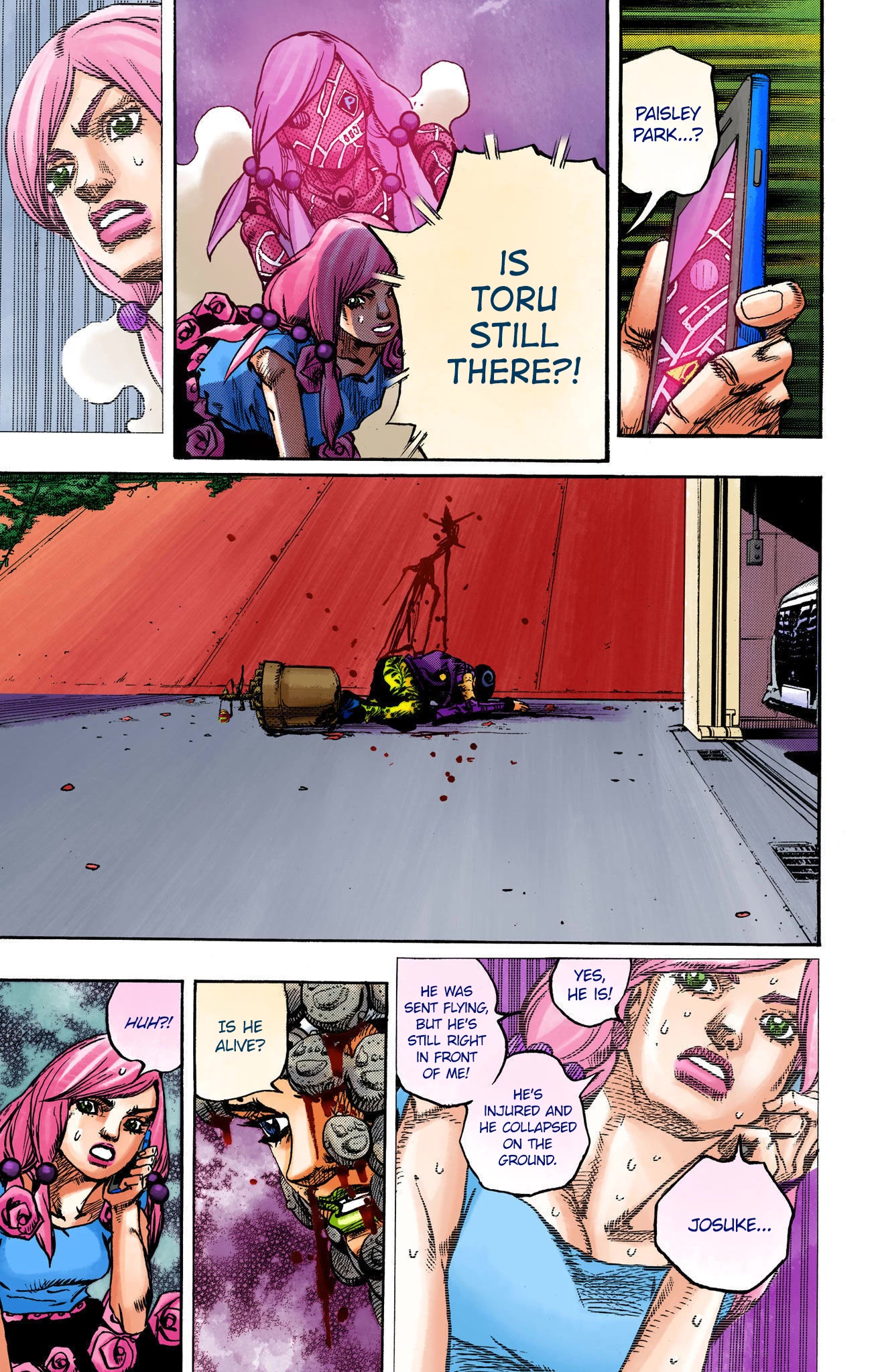 JoJo's Bizarre Adventure Part 8 - JoJolion (Official Colored) Chapter 106 page 15 - Chapter 106: Go Beyond