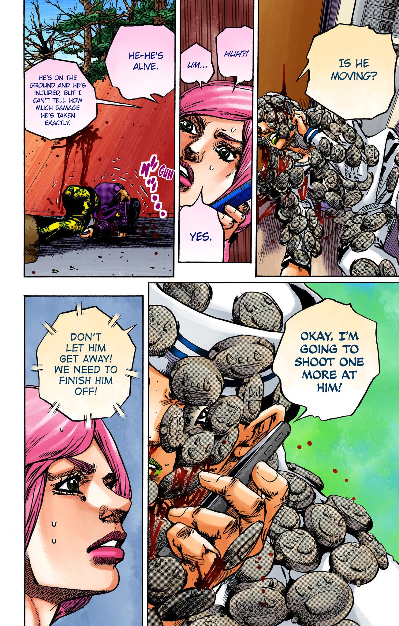 JoJo's Bizarre Adventure Part 8 - JoJolion (Official Colored) Chapter 106 page 16 - Chapter 106: Go Beyond