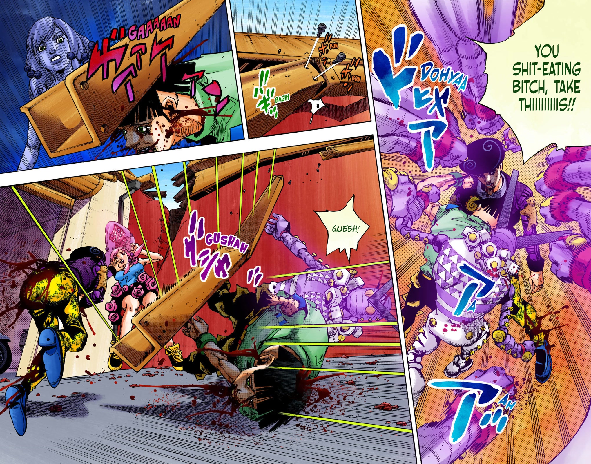 JoJo's Bizarre Adventure Part 8 - JoJolion (Official Colored) Chapter 106 page 24 - Chapter 106: Go Beyond