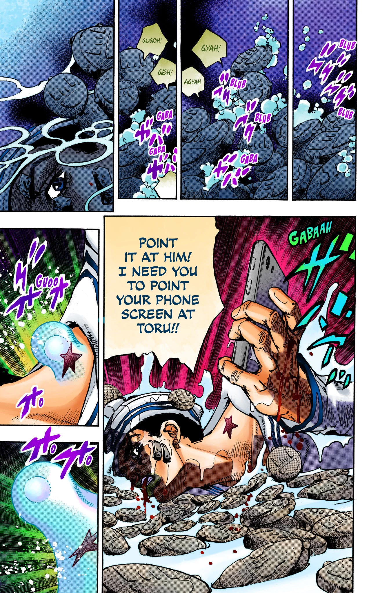 JoJo's Bizarre Adventure Part 8 - JoJolion (Official Colored) Chapter 106 page 27 - Chapter 106: Go Beyond