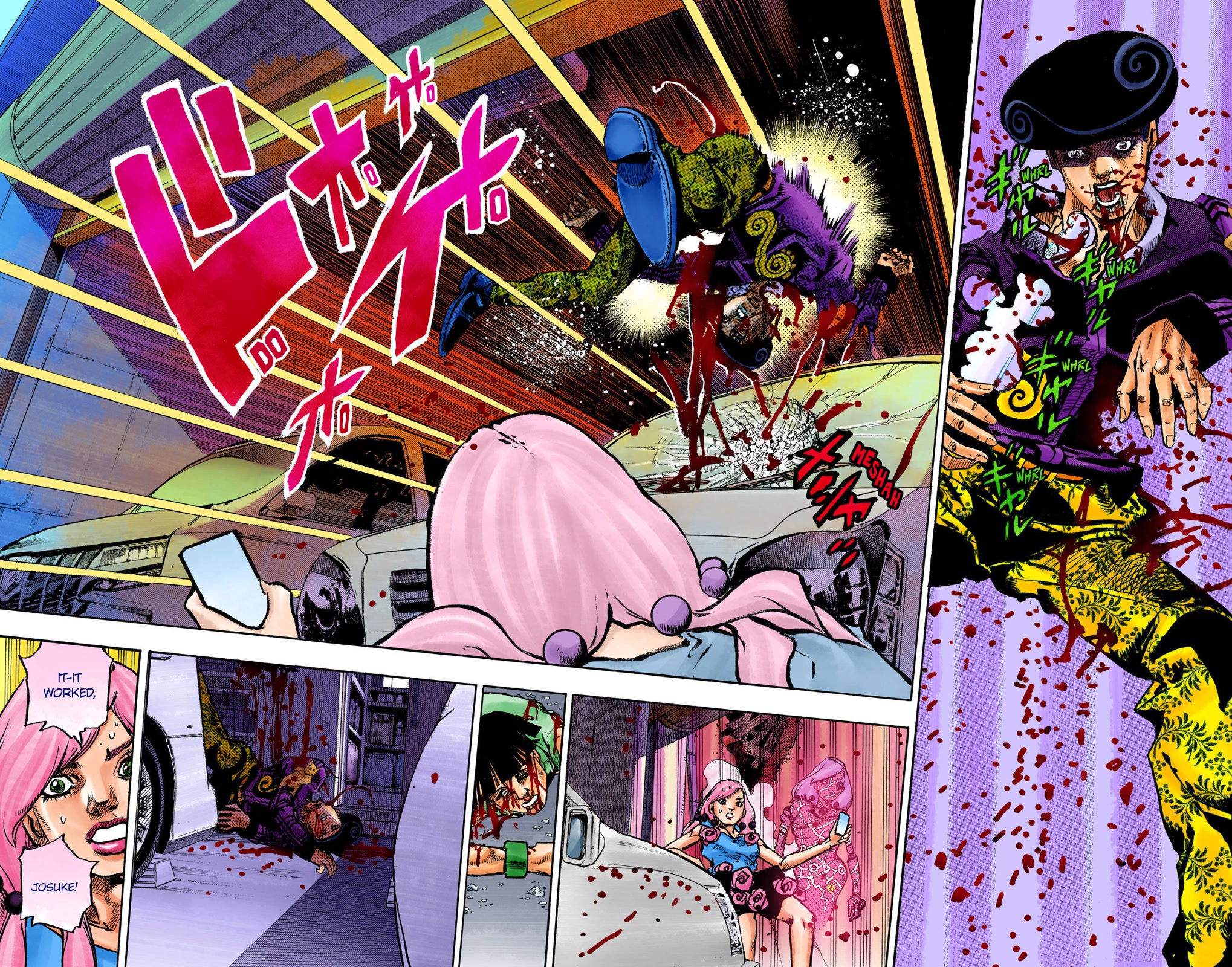 JoJo's Bizarre Adventure Part 8 - JoJolion (Official Colored) Chapter 106 page 32 - Chapter 106: Go Beyond