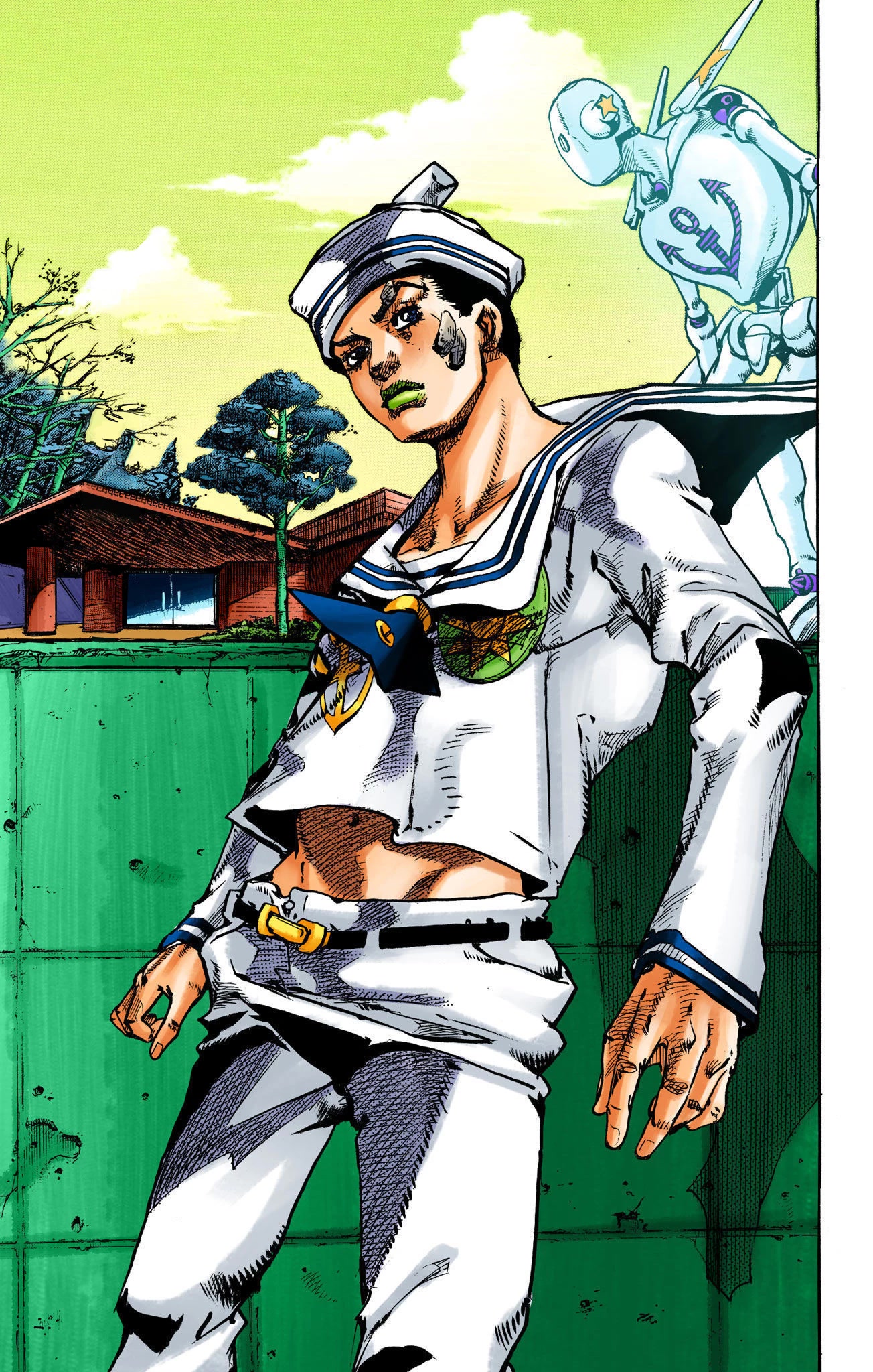 JoJo's Bizarre Adventure Part 8 - JoJolion (Official Colored) Chapter 106 page 35 - Chapter 106: Go Beyond