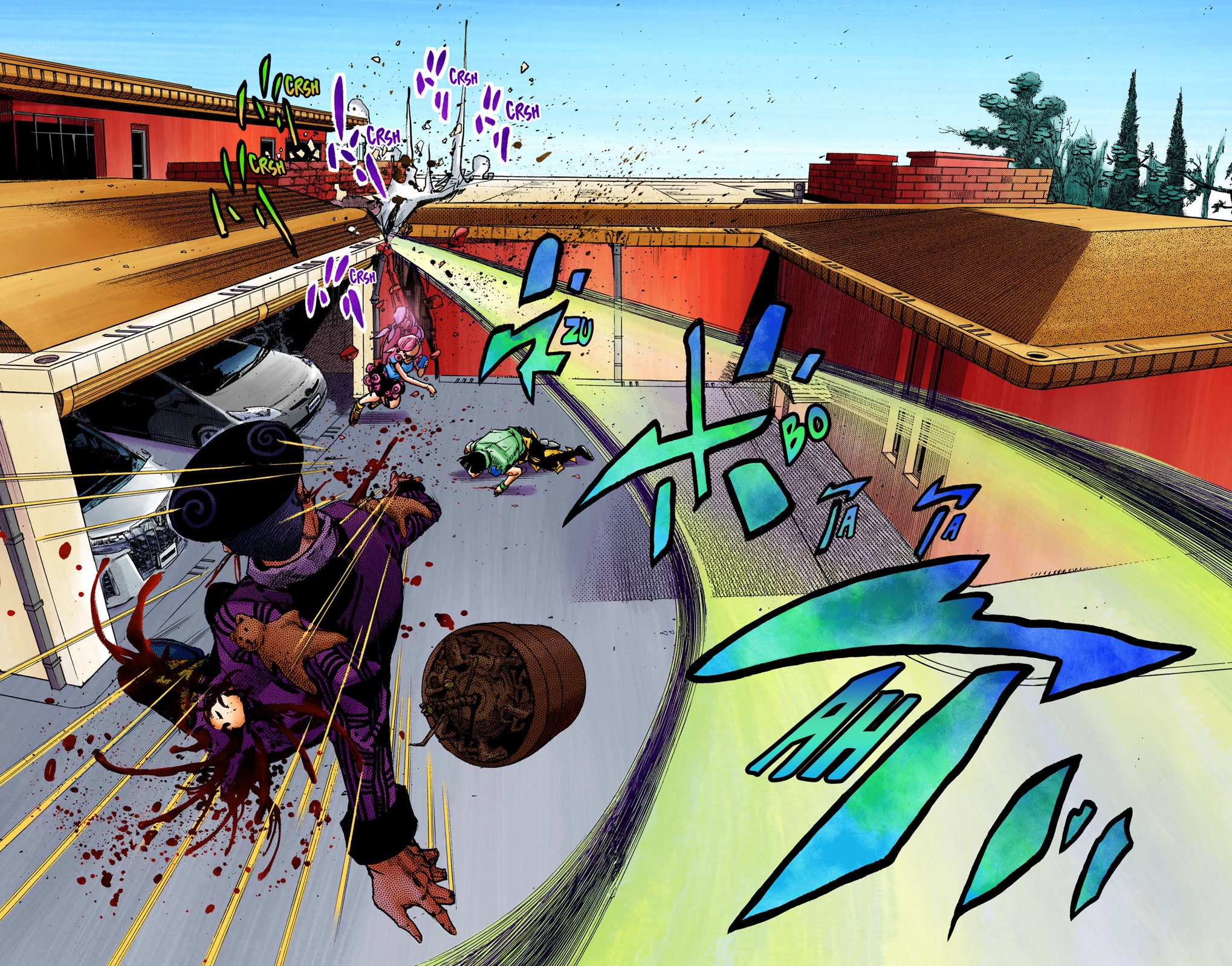 JoJo's Bizarre Adventure Part 8 - JoJolion (Official Colored) Chapter 106 page 8 - Chapter 106: Go Beyond
