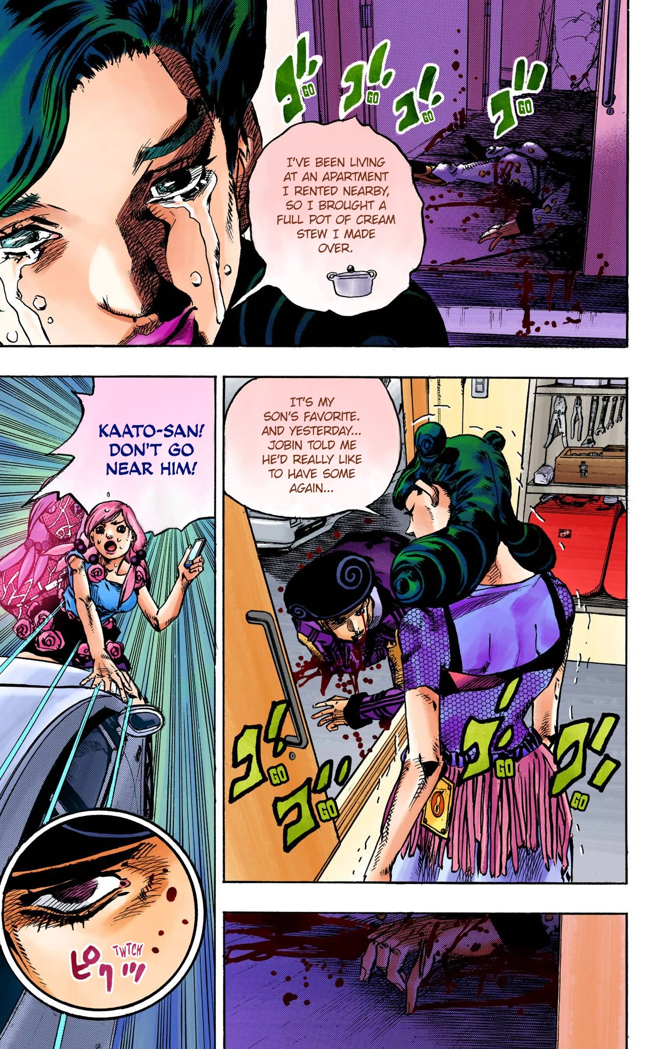 JoJo's Bizarre Adventure Part 8 - JoJolion (Official Colored) Chapter 107 page 12 - Chapter 107: When All Curses Are Broken