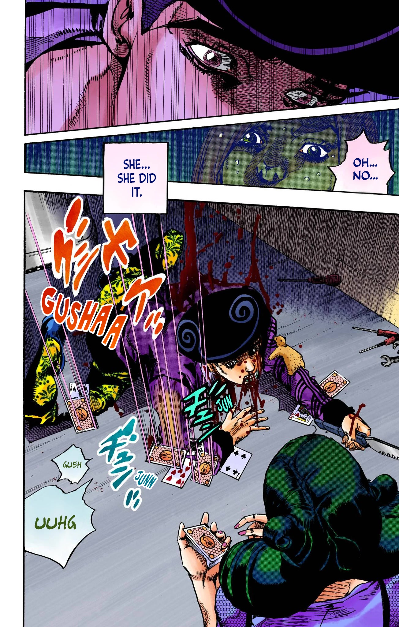 JoJo's Bizarre Adventure Part 8 - JoJolion (Official Colored) Chapter 107 page 23 - Chapter 107: When All Curses Are Broken