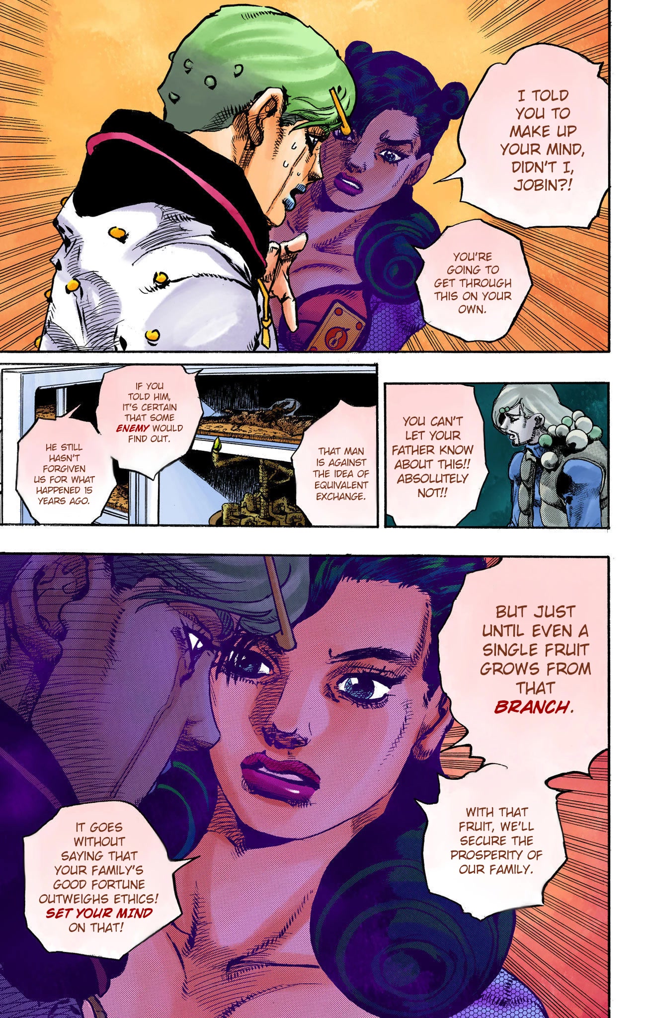 JoJo's Bizarre Adventure Part 8 - JoJolion (Official Colored) Chapter 107 page 42 - Chapter 107: When All Curses Are Broken