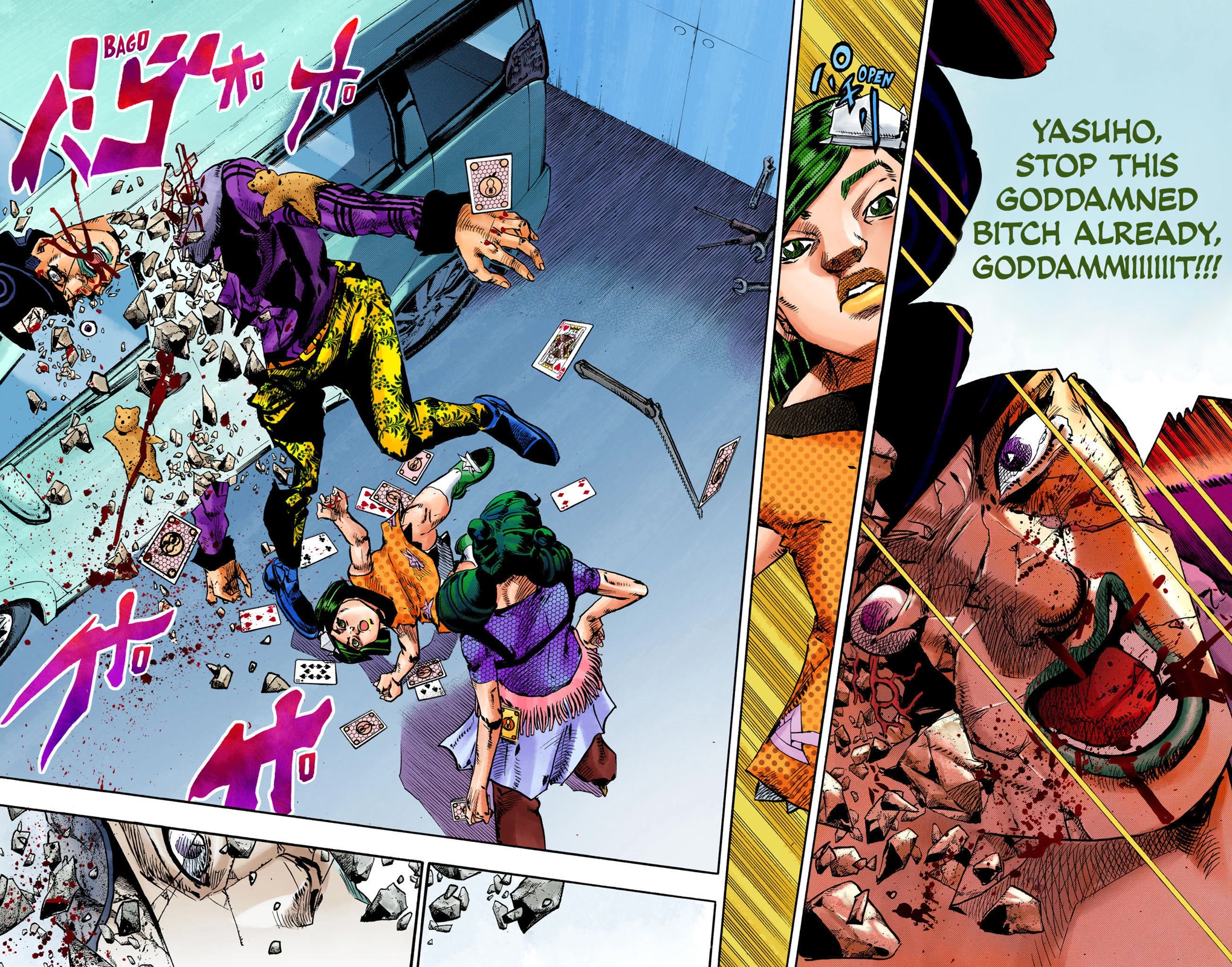 JoJo's Bizarre Adventure Part 8 - JoJolion (Official Colored) Chapter 108 page 12 - Chapter 108: Go Beyond, Part 2