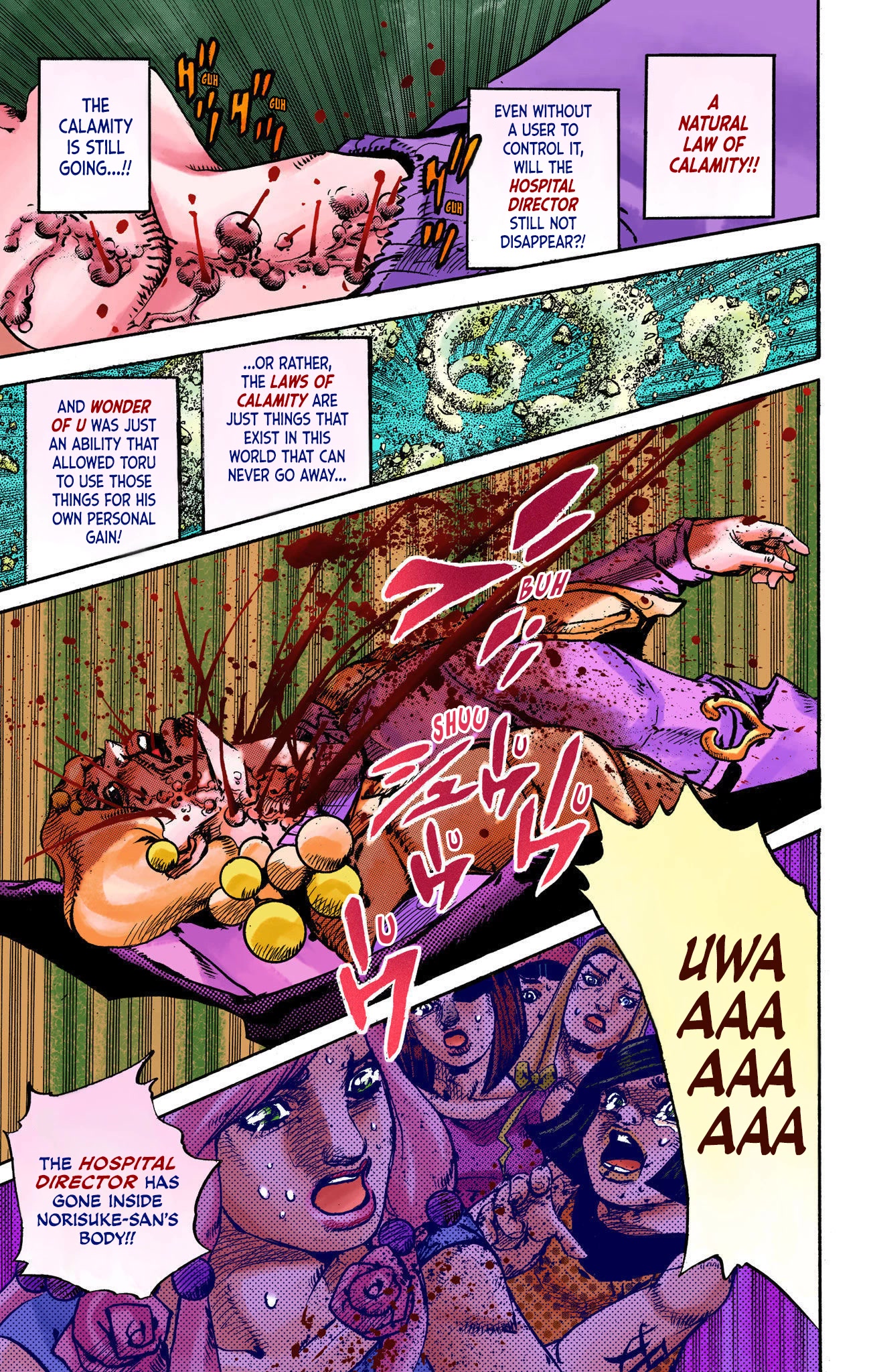 JoJo's Bizarre Adventure Part 8 - JoJolion (Official Colored) Chapter 108 page 34 - Chapter 108: Go Beyond, Part 2