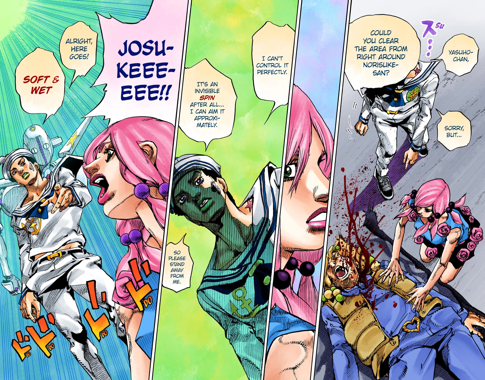 JoJo's Bizarre Adventure Part 8 - JoJolion (Official Colored) Chapter 108 page 35 - Chapter 108: Go Beyond, Part 2