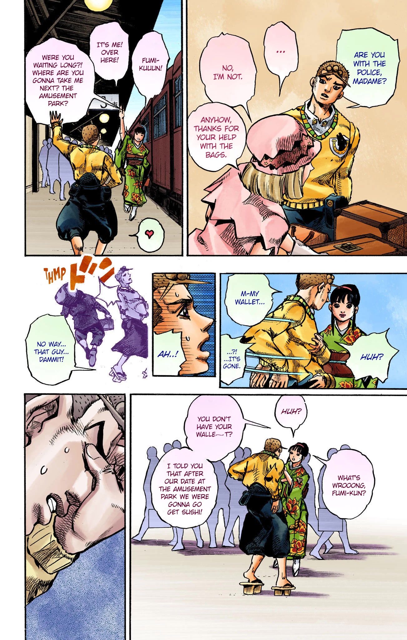 JoJo's Bizarre Adventure Part 8 - JoJolion (Official Colored) Chapter 109 page 10 - Chapter 109: The Radio Gaga Incident (1941)