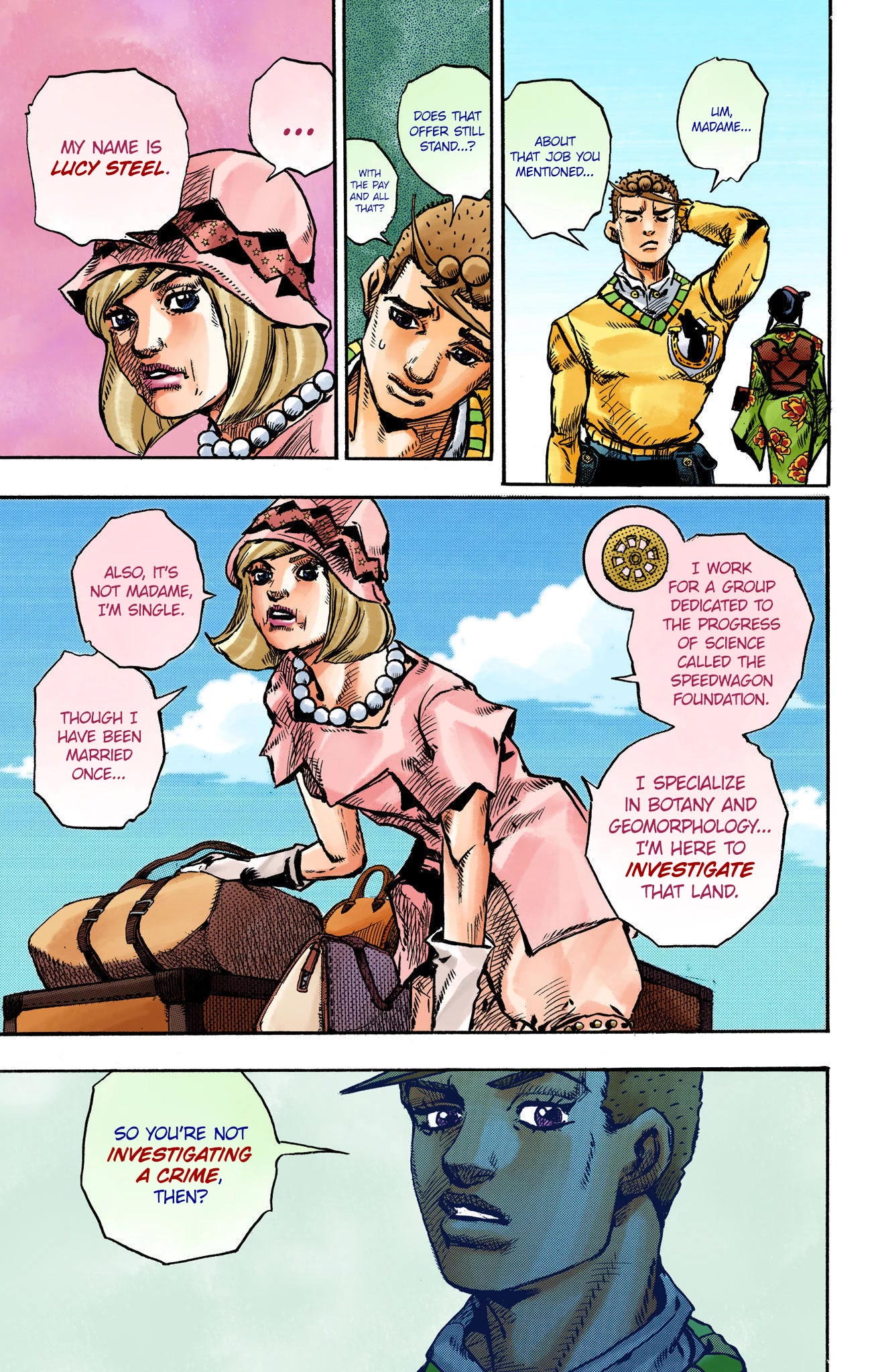 JoJo's Bizarre Adventure Part 8 - JoJolion (Official Colored) Chapter 109 page 11 - Chapter 109: The Radio Gaga Incident (1941)