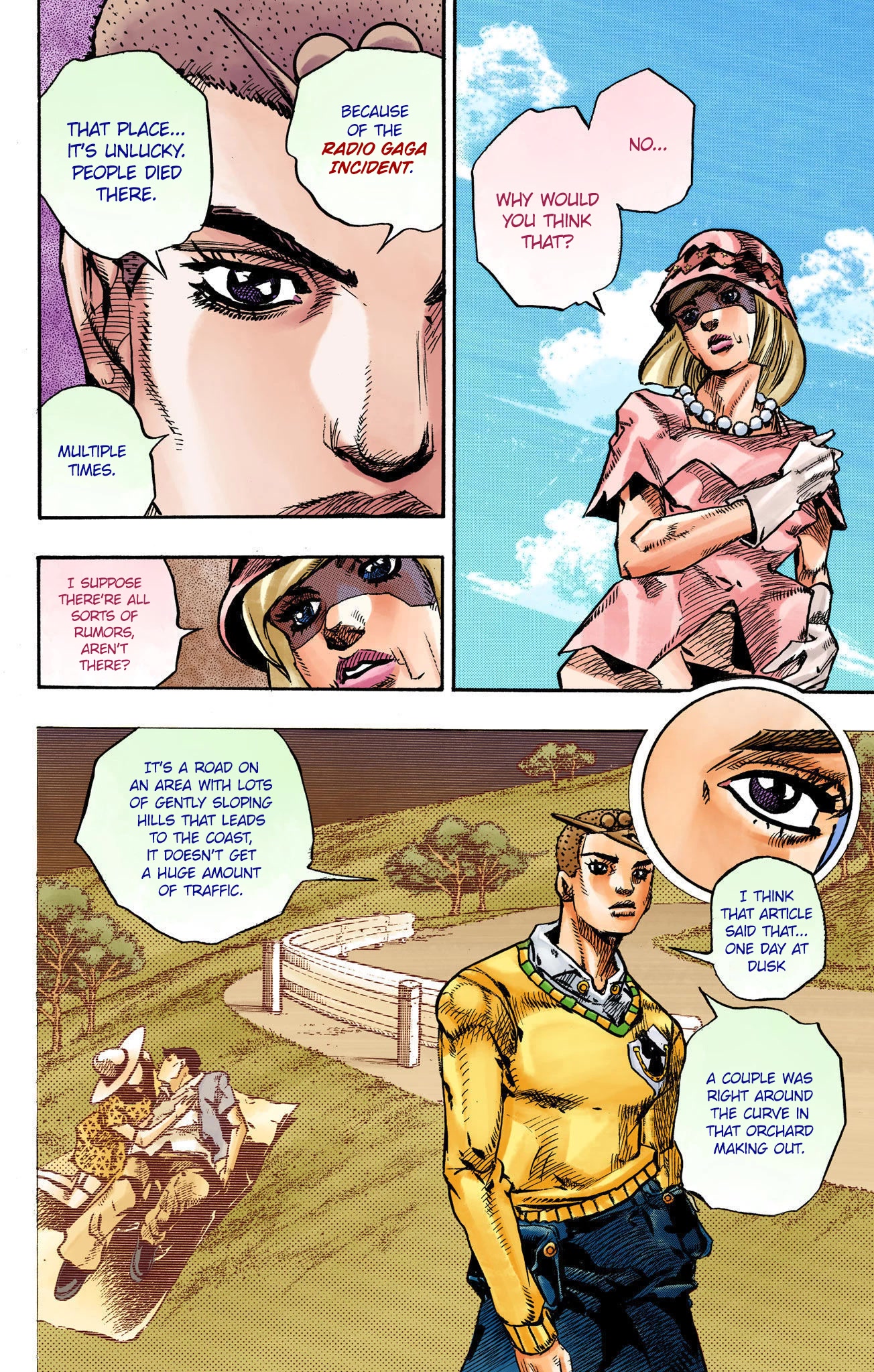 JoJo's Bizarre Adventure Part 8 - JoJolion (Official Colored) Chapter 109 page 12 - Chapter 109: The Radio Gaga Incident (1941)