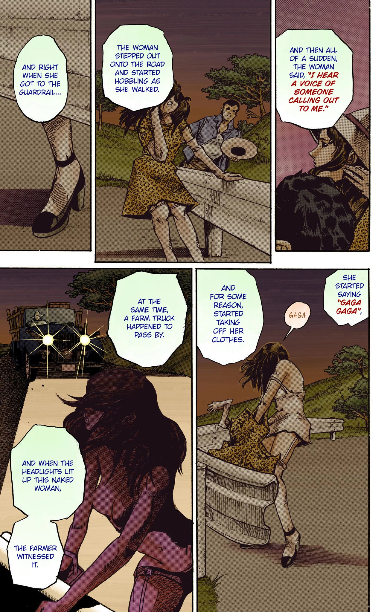 JoJo's Bizarre Adventure Part 8 - JoJolion (Official Colored) Chapter 109 page 13 - Chapter 109: The Radio Gaga Incident (1941)