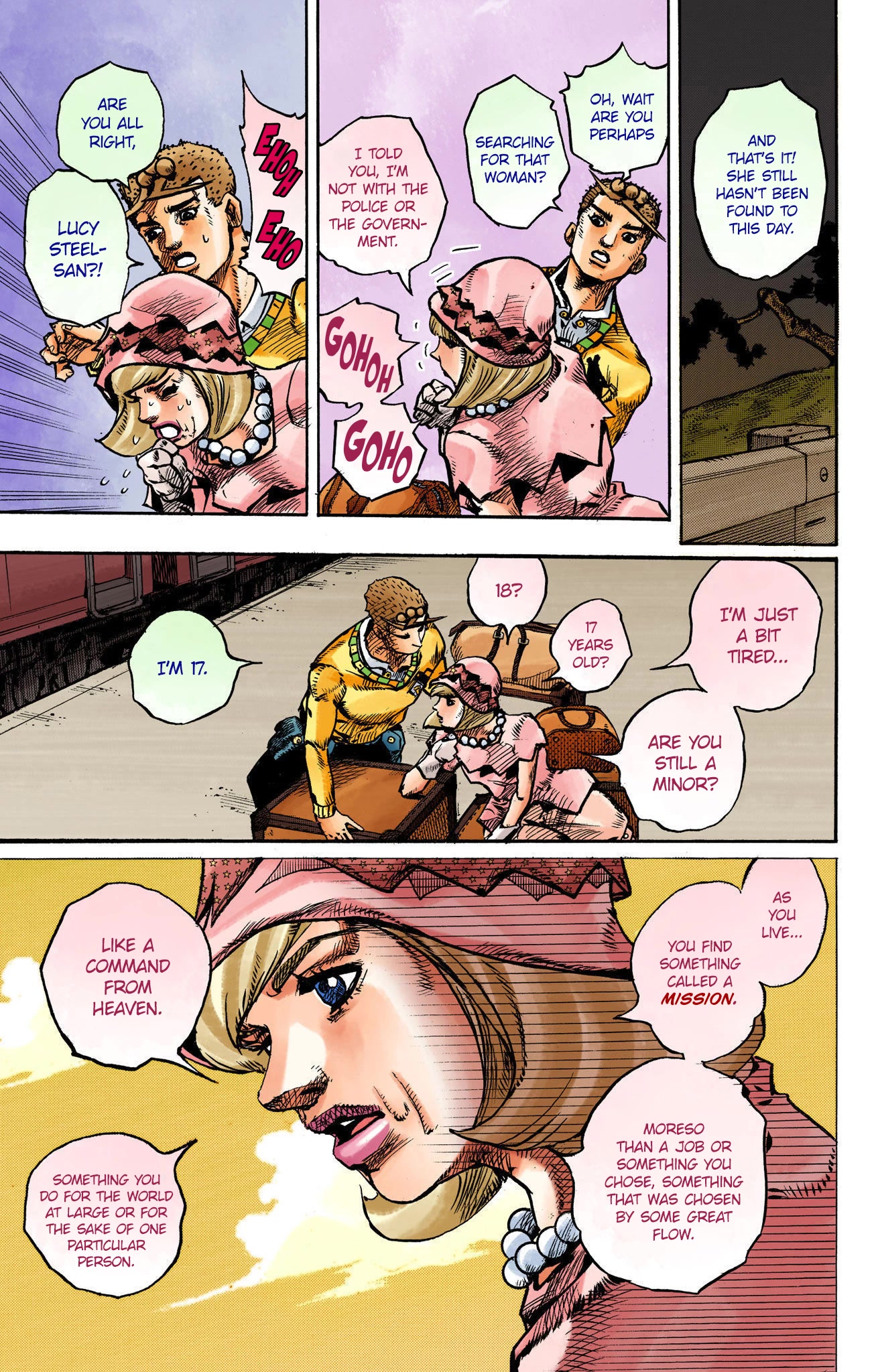 JoJo's Bizarre Adventure Part 8 - JoJolion (Official Colored) Chapter 109 page 15 - Chapter 109: The Radio Gaga Incident (1941)