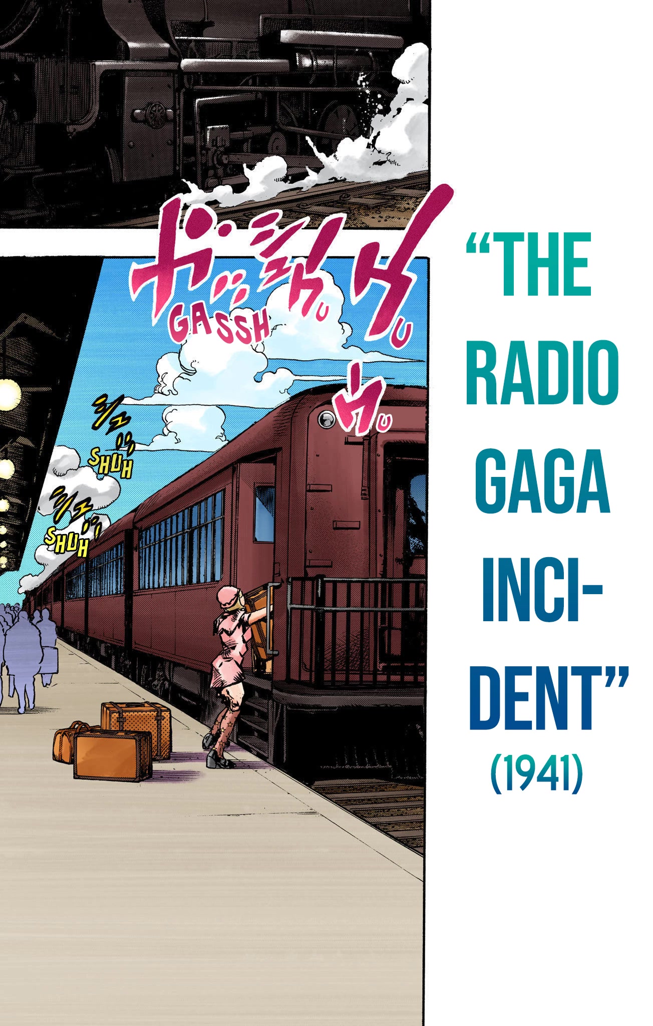 JoJo's Bizarre Adventure Part 8 - JoJolion (Official Colored) Chapter 109 page 3 - Chapter 109: The Radio Gaga Incident (1941)