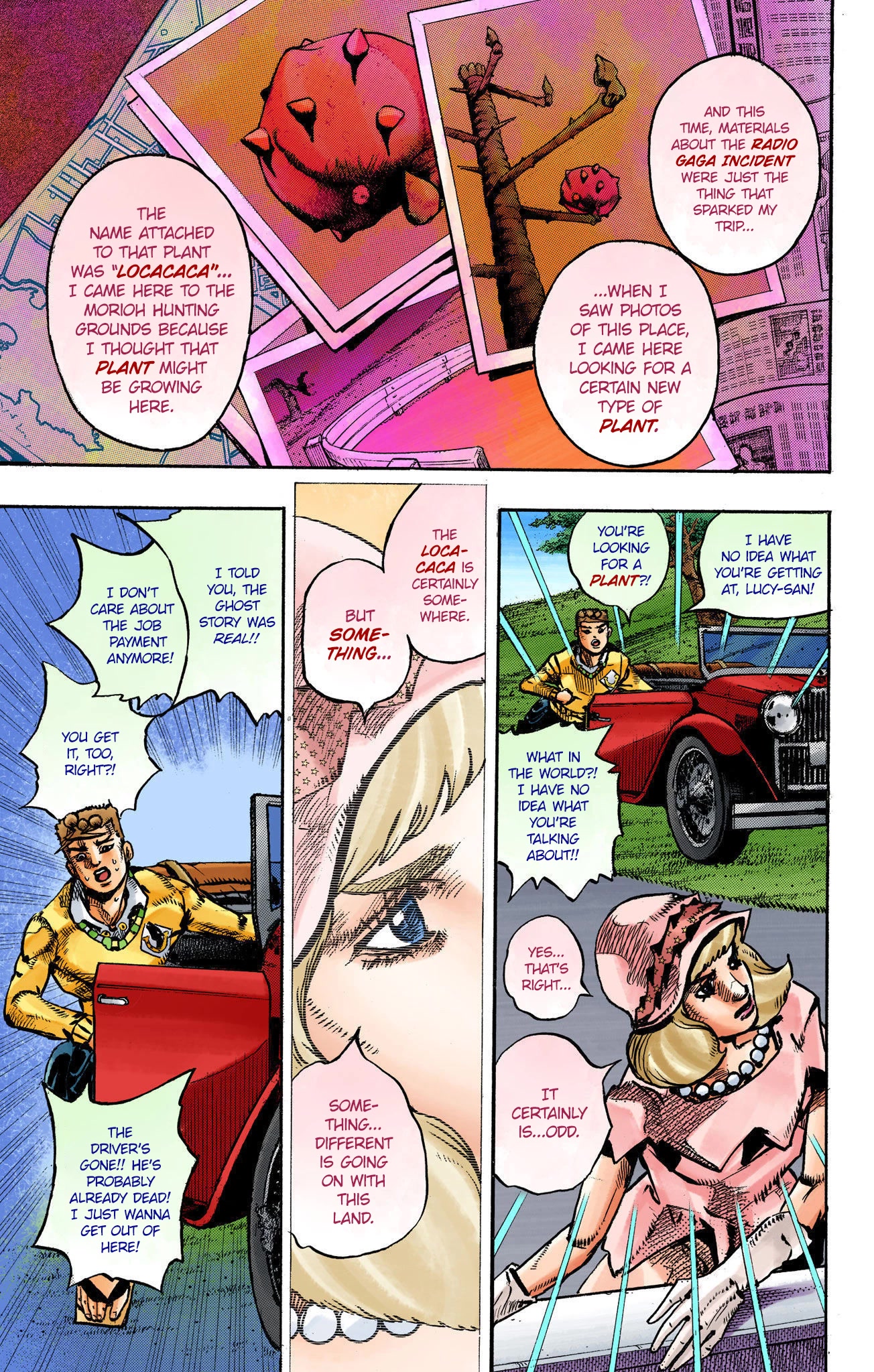 JoJo's Bizarre Adventure Part 8 - JoJolion (Official Colored) Chapter 109 page 34 - Chapter 109: The Radio Gaga Incident (1941)