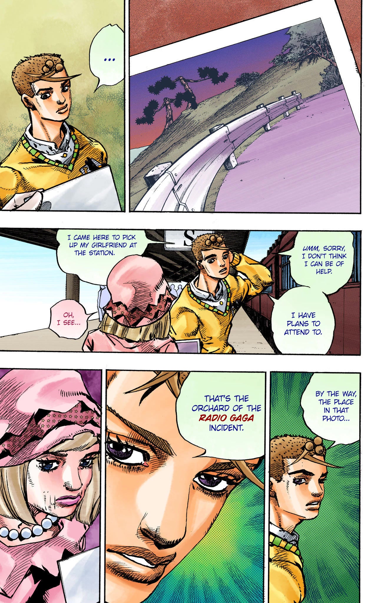 JoJo's Bizarre Adventure Part 8 - JoJolion (Official Colored) Chapter 109 page 9 - Chapter 109: The Radio Gaga Incident (1941)