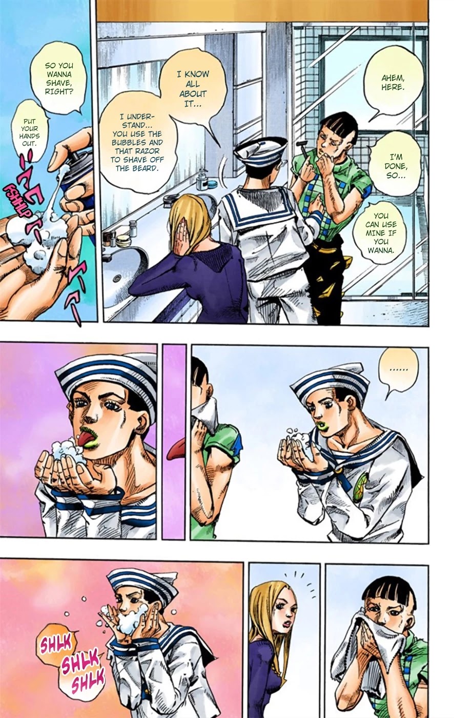 JoJo's Bizarre Adventure Part 8 - JoJolion (Official Colored) Chapter 11 page 10 - Chapter 11: Family Tree