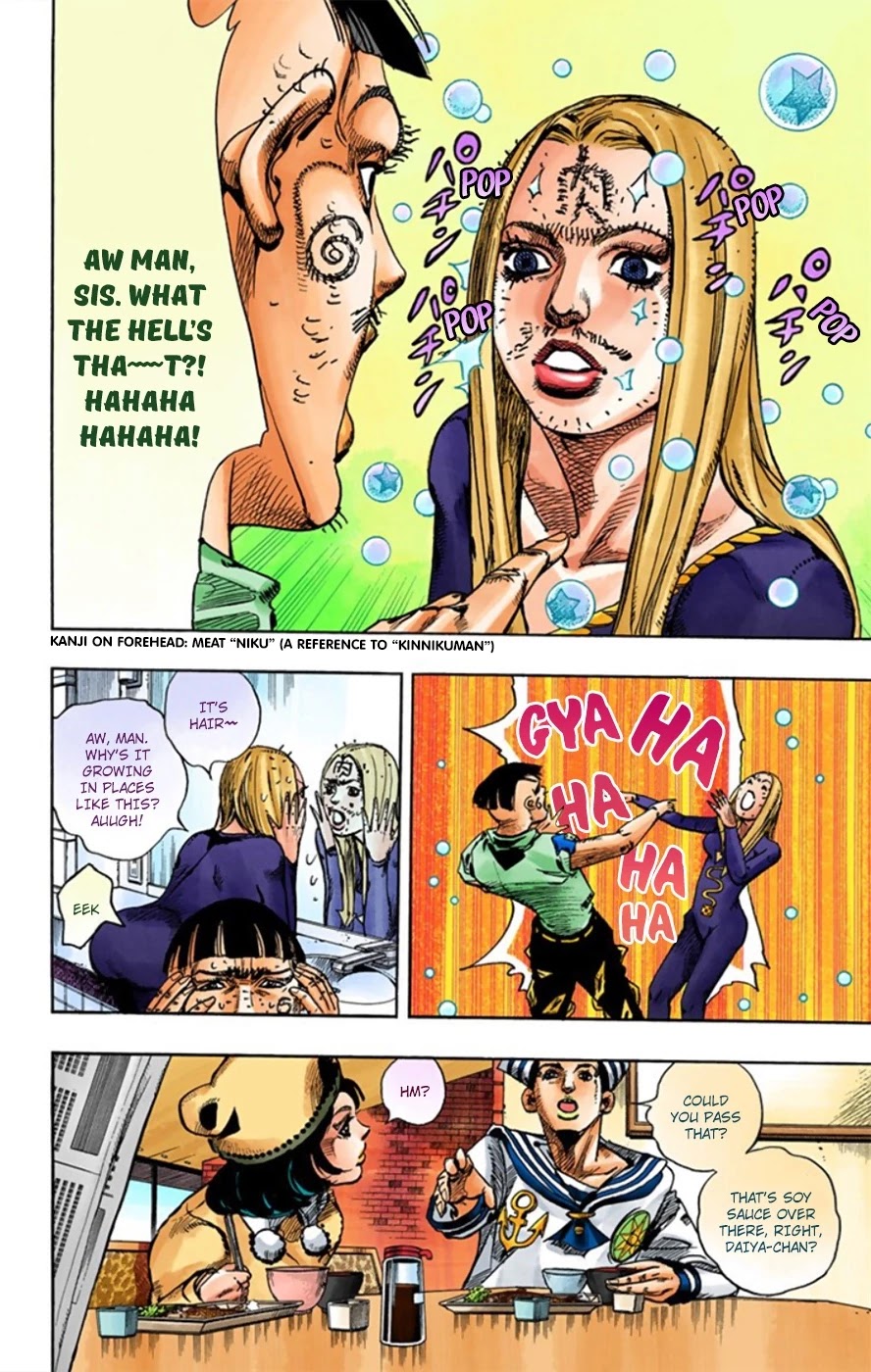 JoJo's Bizarre Adventure Part 8 - JoJolion (Official Colored) Chapter 11 page 15 - Chapter 11: Family Tree