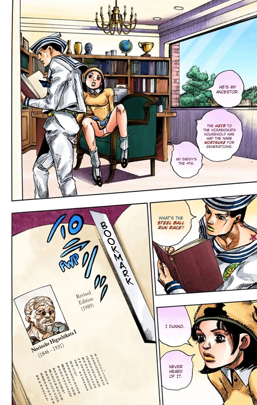 JoJo's Bizarre Adventure Part 8 - JoJolion (Official Colored) Chapter 11 page 18 - Chapter 11: Family Tree