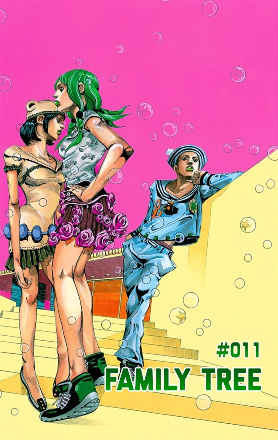 JoJo's Bizarre Adventure Part 8 - JoJolion (Official Colored) Chapter 11 page 2 - Chapter 11: Family Tree