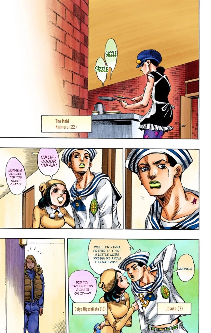 JoJo's Bizarre Adventure Part 8 - JoJolion (Official Colored) Chapter 11 page 6 - Chapter 11: Family Tree