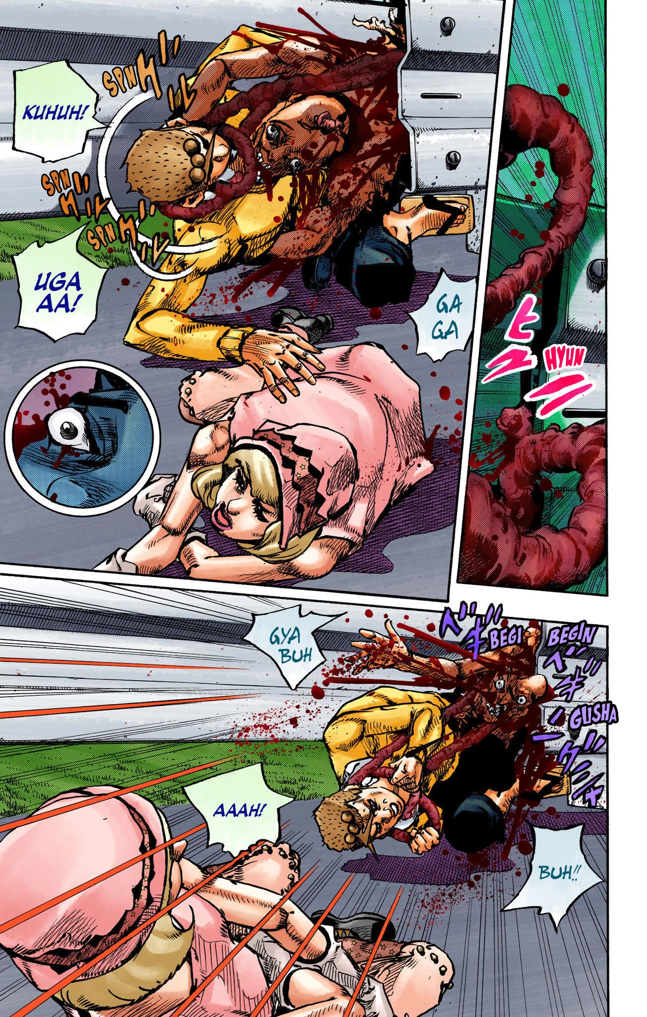 JoJo's Bizarre Adventure Part 8 - JoJolion (Official Colored) Chapter 110 page 14 - Chapter 110: Higashikata Fruit Parlor [END]