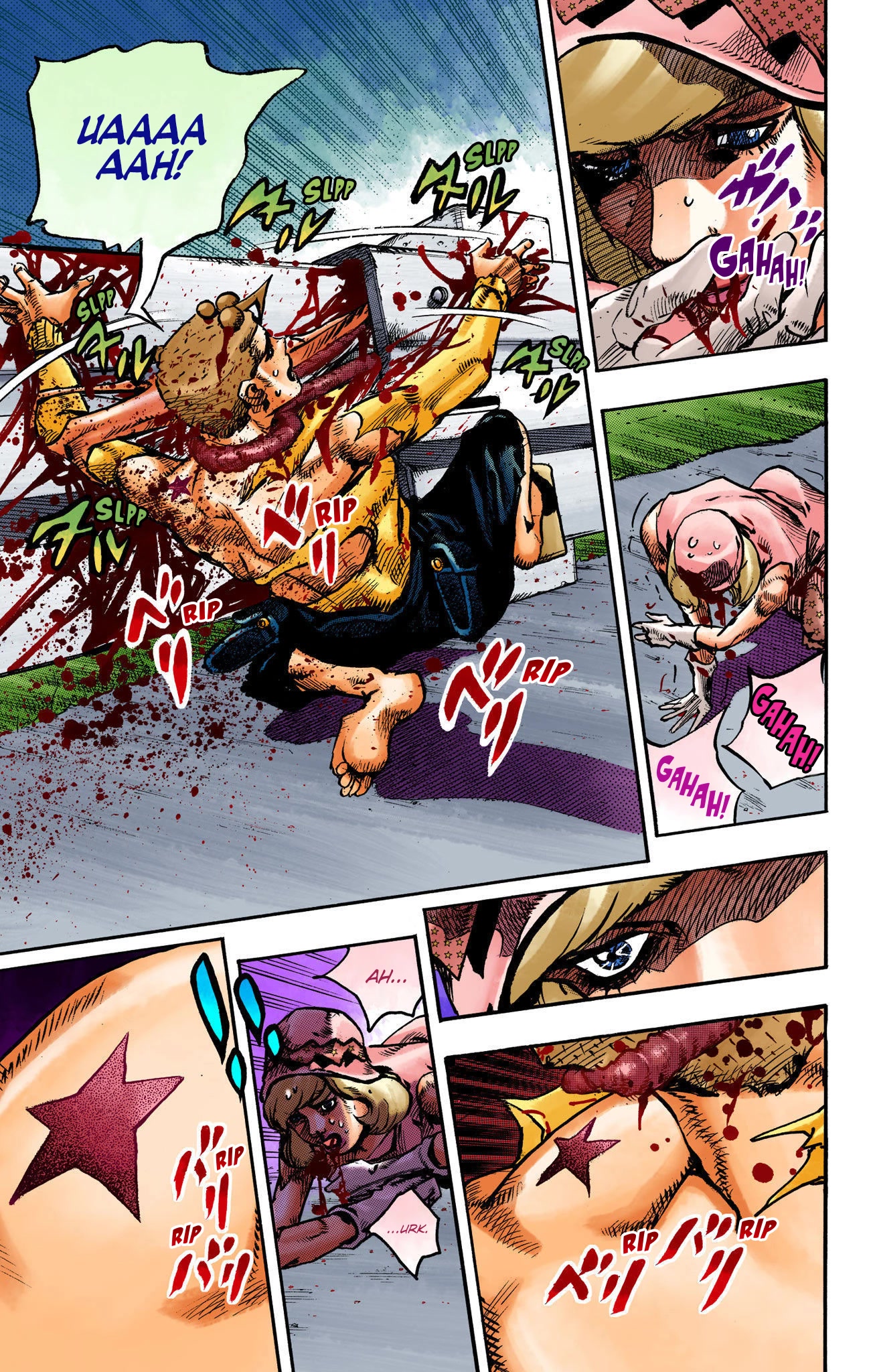 JoJo's Bizarre Adventure Part 8 - JoJolion (Official Colored) Chapter 110 page 16 - Chapter 110: Higashikata Fruit Parlor [END]