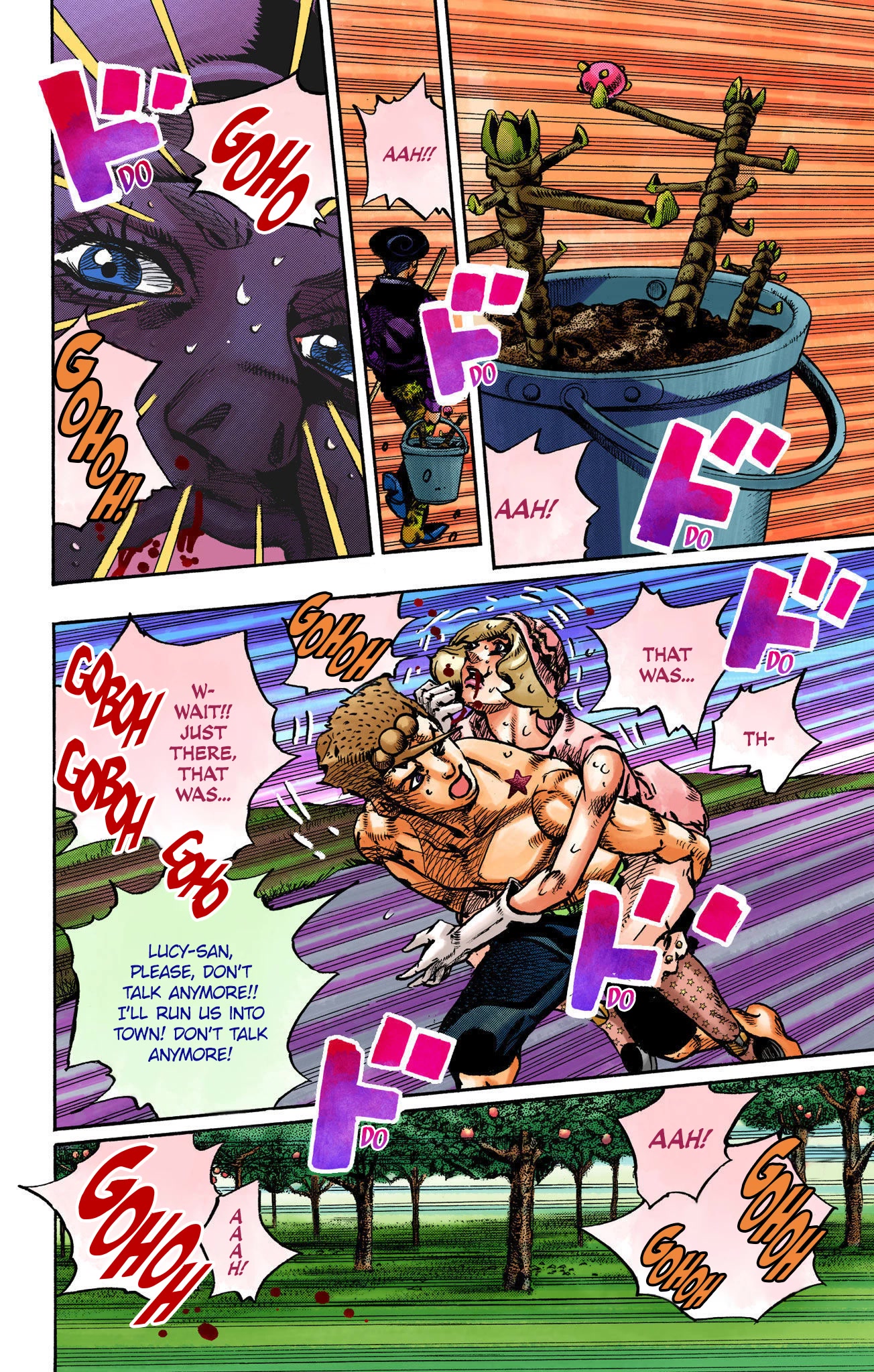 JoJo's Bizarre Adventure Part 8 - JoJolion (Official Colored) Chapter 110 page 27 - Chapter 110: Higashikata Fruit Parlor [END]