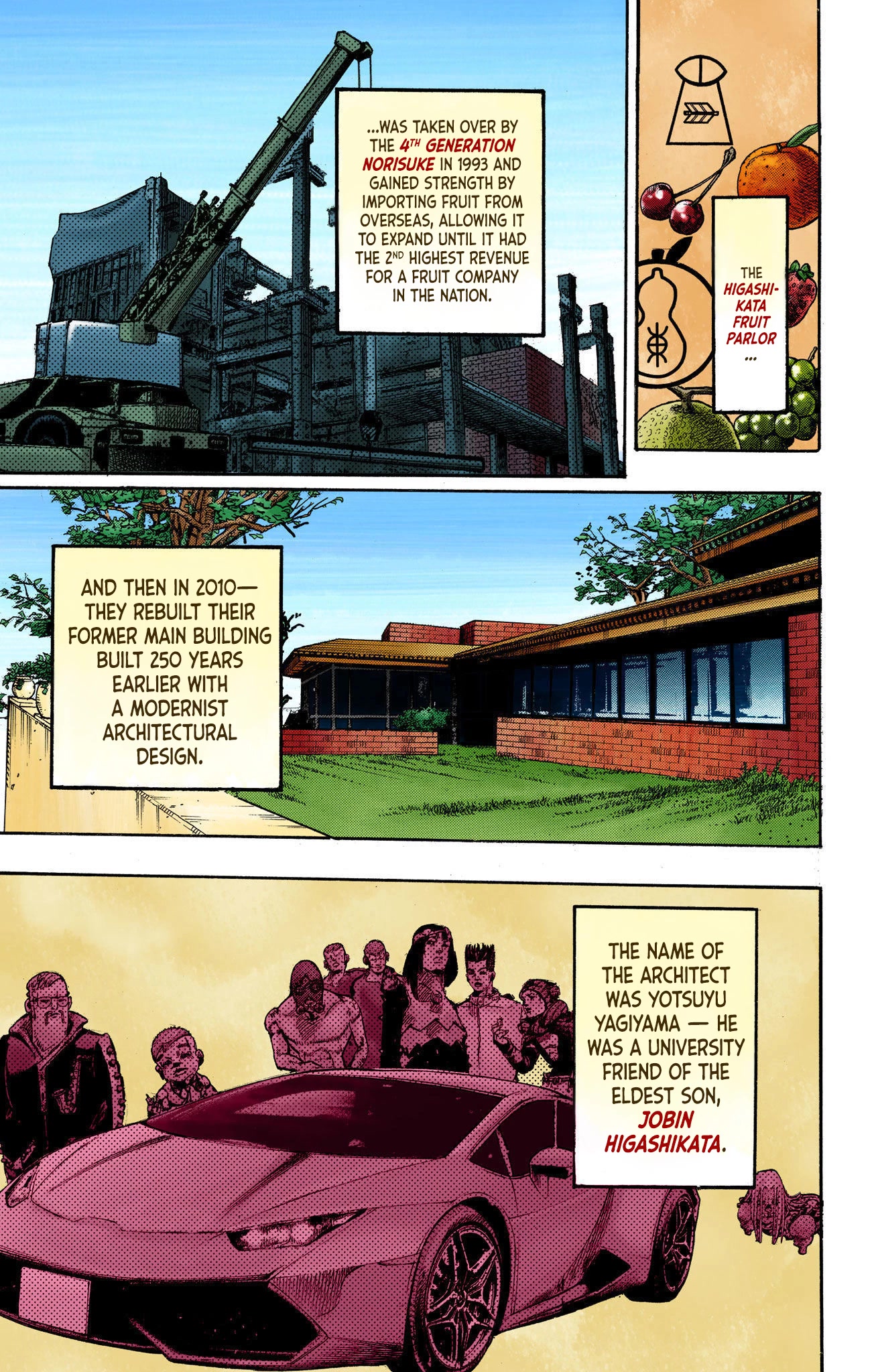 JoJo's Bizarre Adventure Part 8 - JoJolion (Official Colored) Chapter 110 page 30 - Chapter 110: Higashikata Fruit Parlor [END]