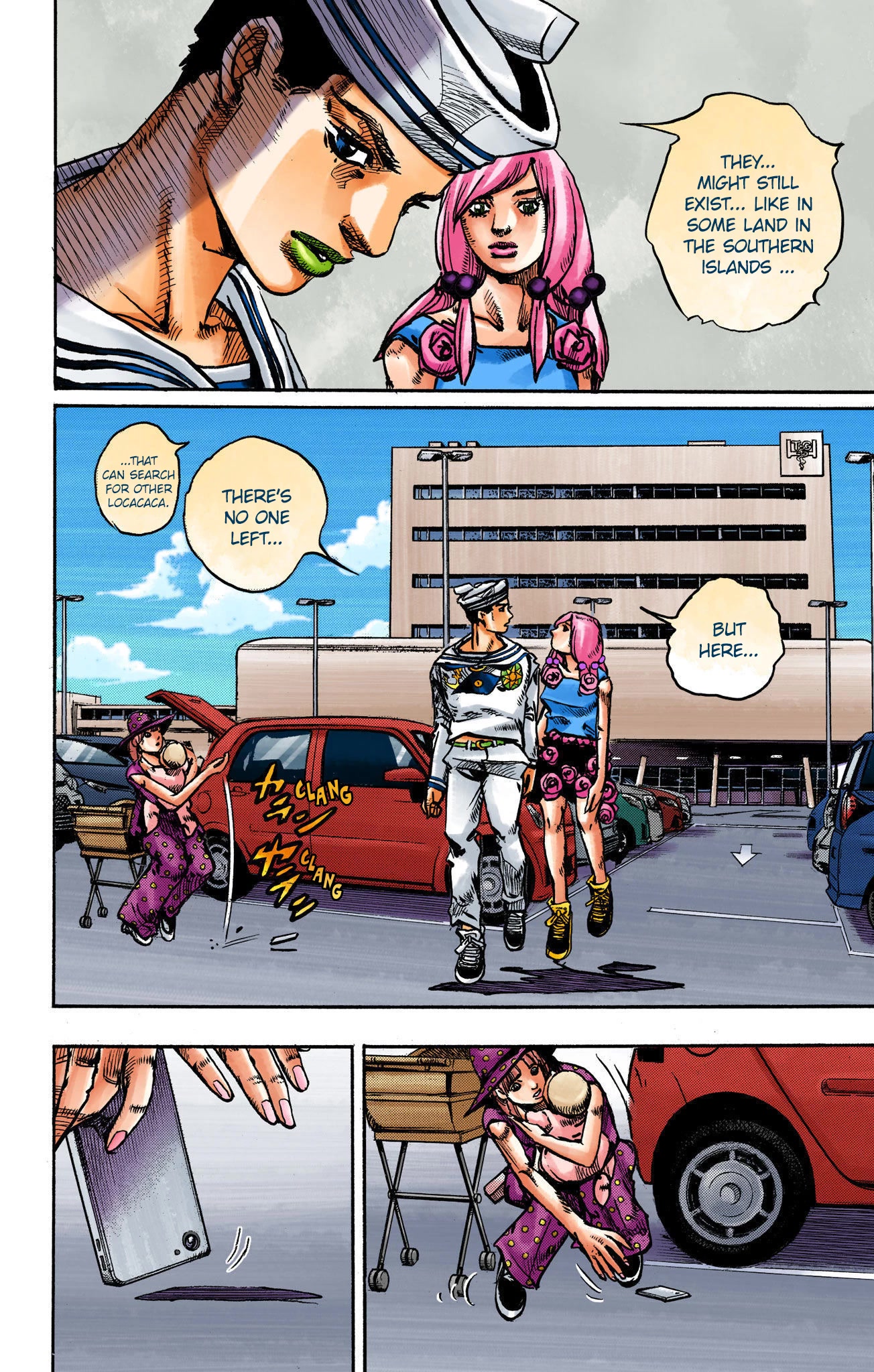 JoJo's Bizarre Adventure Part 8 - JoJolion (Official Colored) Chapter 110 page 32 - Chapter 110: Higashikata Fruit Parlor [END]