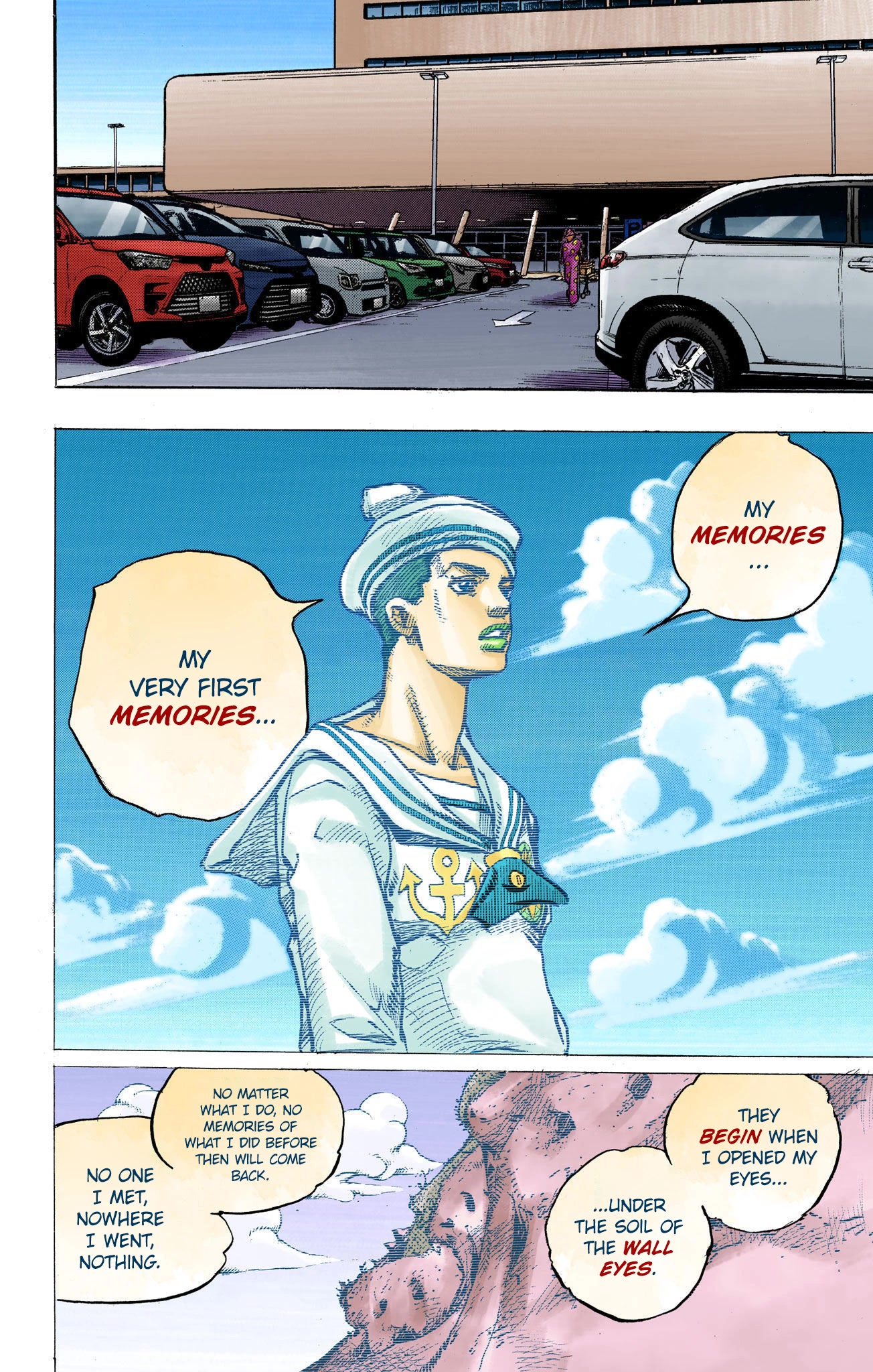 JoJo's Bizarre Adventure Part 8 - JoJolion (Official Colored) Chapter 110 page 36 - Chapter 110: Higashikata Fruit Parlor [END]