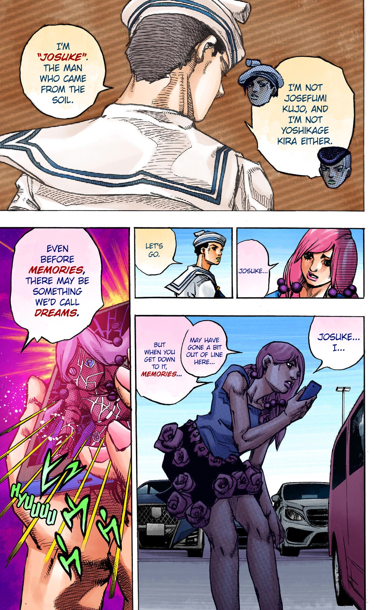 JoJo's Bizarre Adventure Part 8 - JoJolion (Official Colored) Chapter 110 page 37 - Chapter 110: Higashikata Fruit Parlor [END]