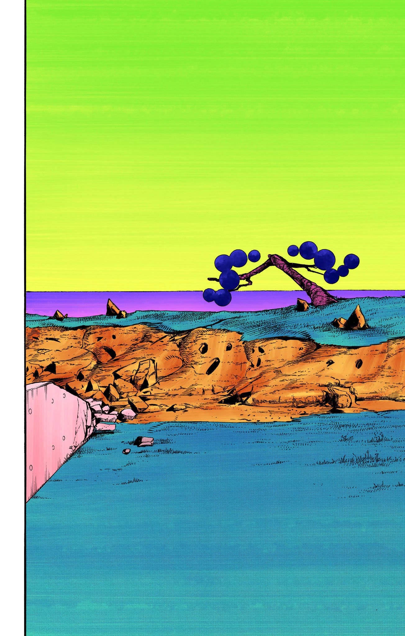 JoJo's Bizarre Adventure Part 8 - JoJolion (Official Colored) Chapter 110 page 46 - Chapter 110: Higashikata Fruit Parlor [END]