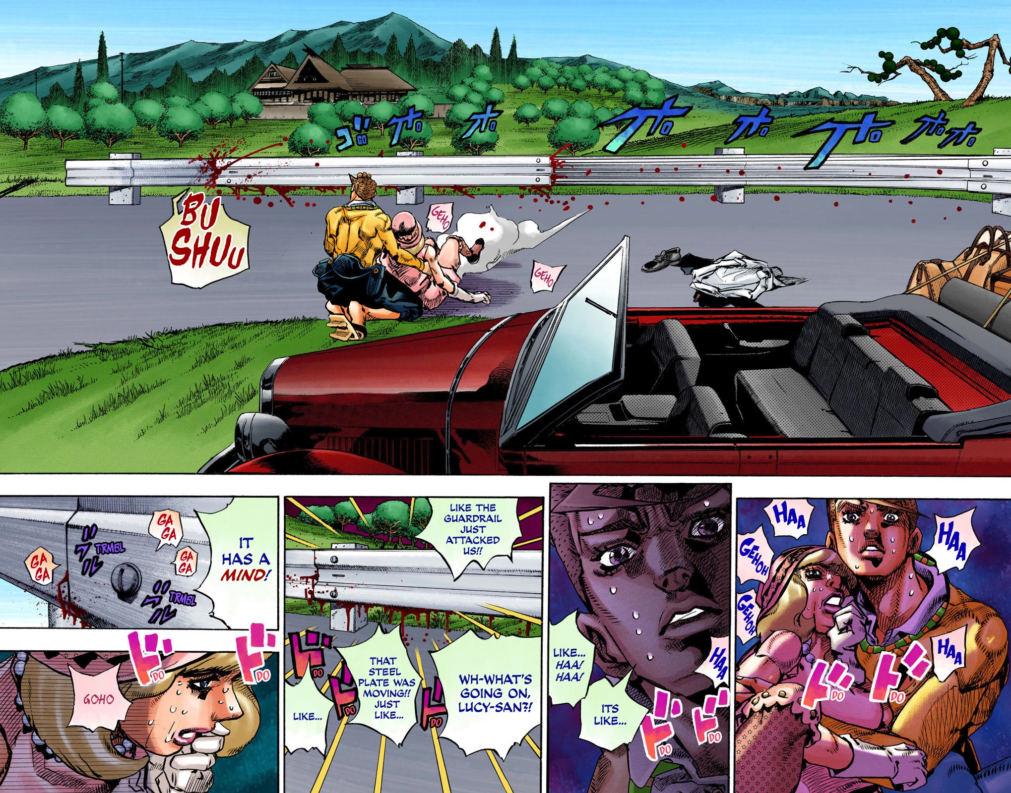 JoJo's Bizarre Adventure Part 8 - JoJolion (Official Colored) Chapter 110 page 6 - Chapter 110: Higashikata Fruit Parlor [END]